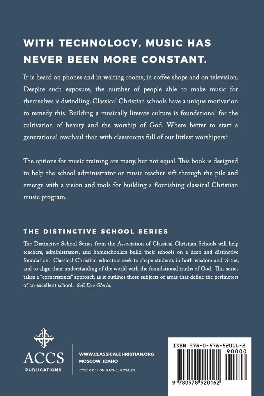 Rückseite: 9780578520162 | Raise the Song | A Classical Christian Guide to Music Education | Buch