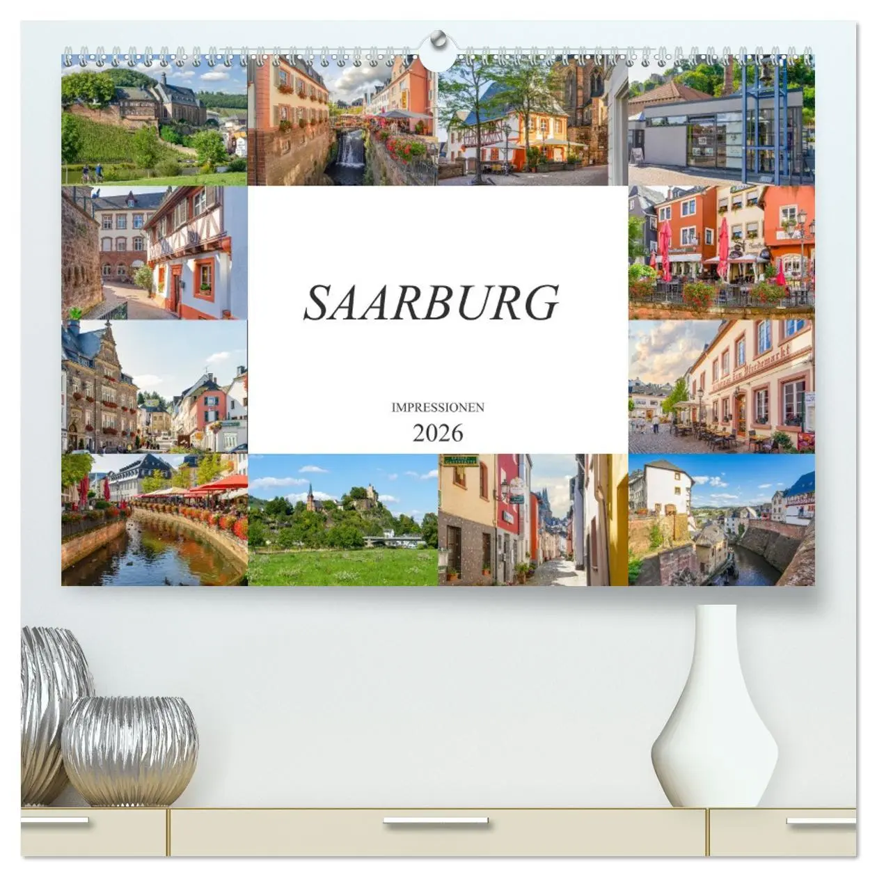 Cover: 9783457680162 | Saarburg Impressionen (hochwertiger Premium Wandkalender 2026 DIN...
