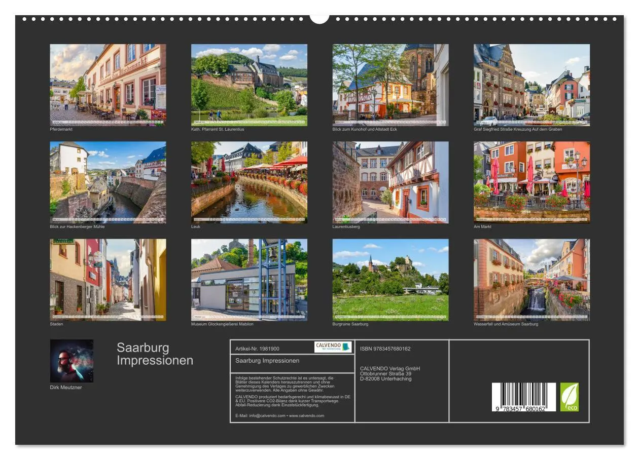Bild: 9783457680162 | Saarburg Impressionen (hochwertiger Premium Wandkalender 2026 DIN...