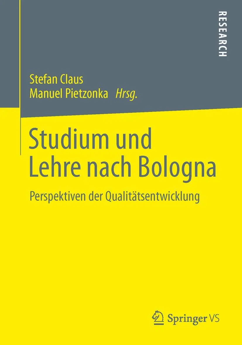 Cover: 9783658030162 | Studium und Lehre nach Bologna | Perspektiven der Qualitätsentwicklung