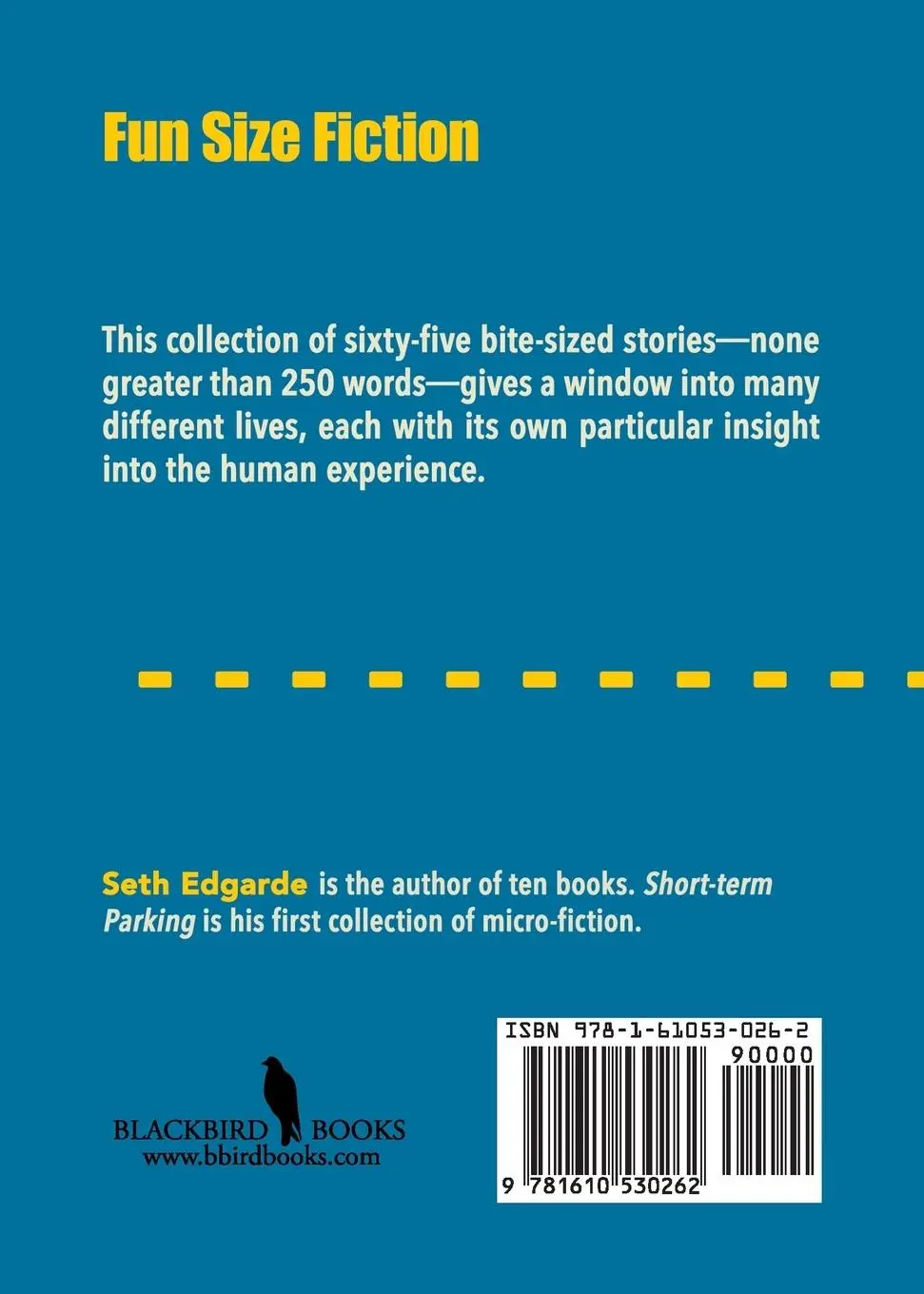 Rückseite: 9781610530262 | Short-term Parking | 65 Micro Stories | Seth Edgarde | Taschenbuch