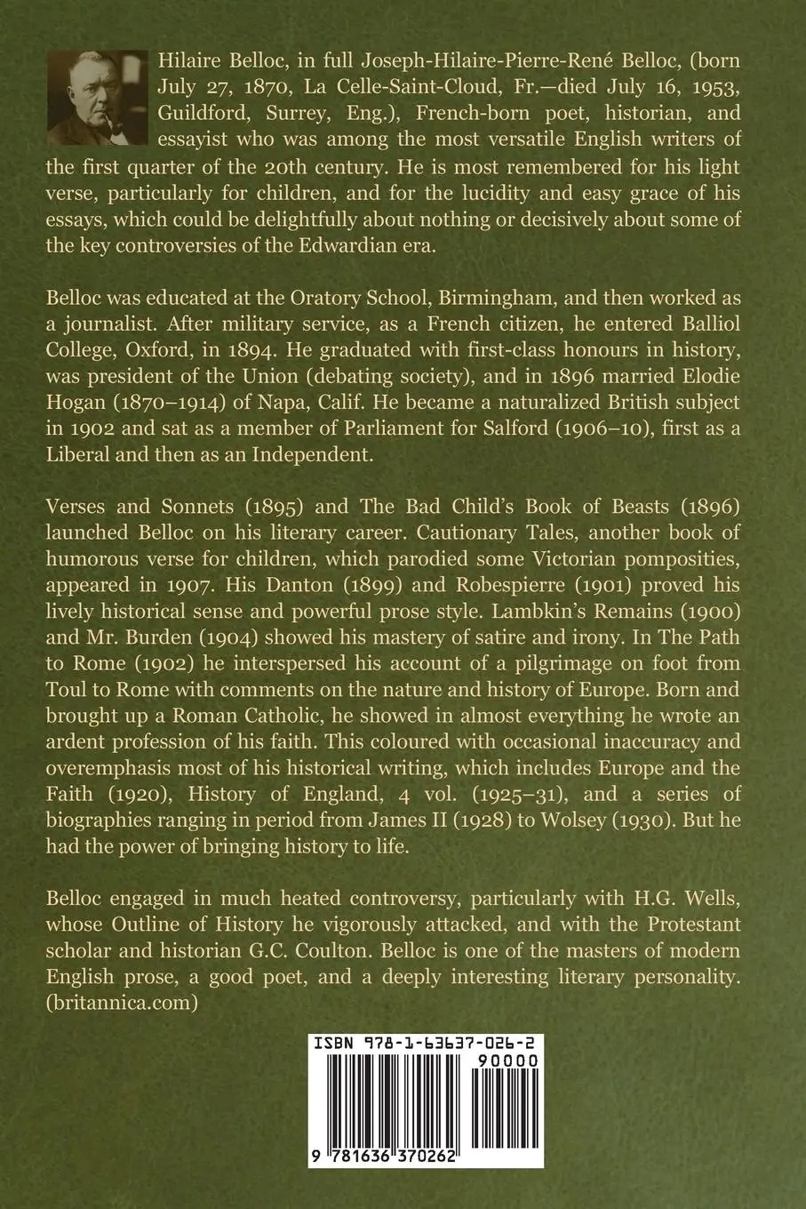 Rückseite: 9781636370262 | The Path to Rome | Hilaire Belloc | Taschenbuch | Englisch | 2020