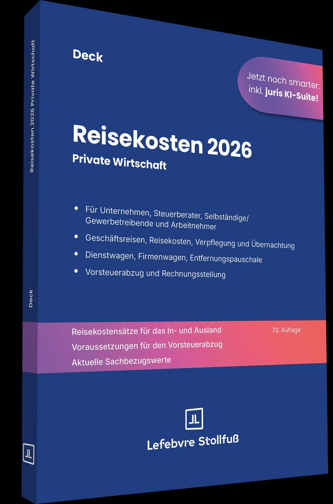 Cover: 9783083110262 | Reisekosten 2026 | Private Wirtschaft | Wolfgang Deck | Taschenbuch