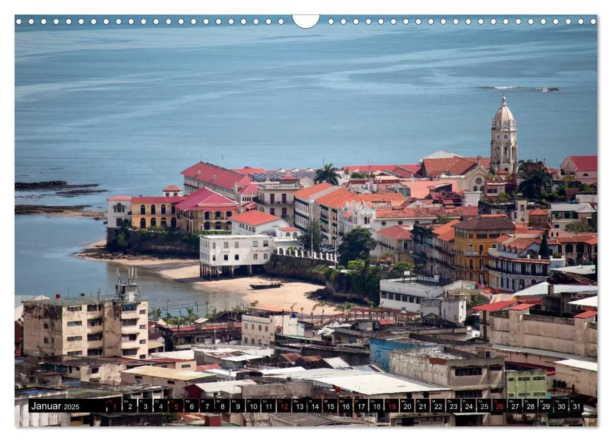 Bild: 9783435720262 | Panama Stadt (Wandkalender 2025 DIN A3 quer), CALVENDO Monatskalender