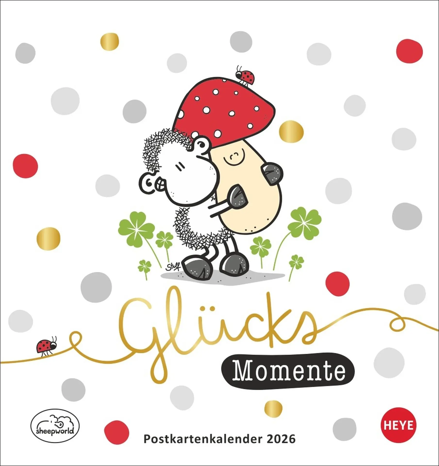 Cover: 9783756410262 | sheepworld Postkartenkalender 2026 | Heye | Kalender | Spiralbindung