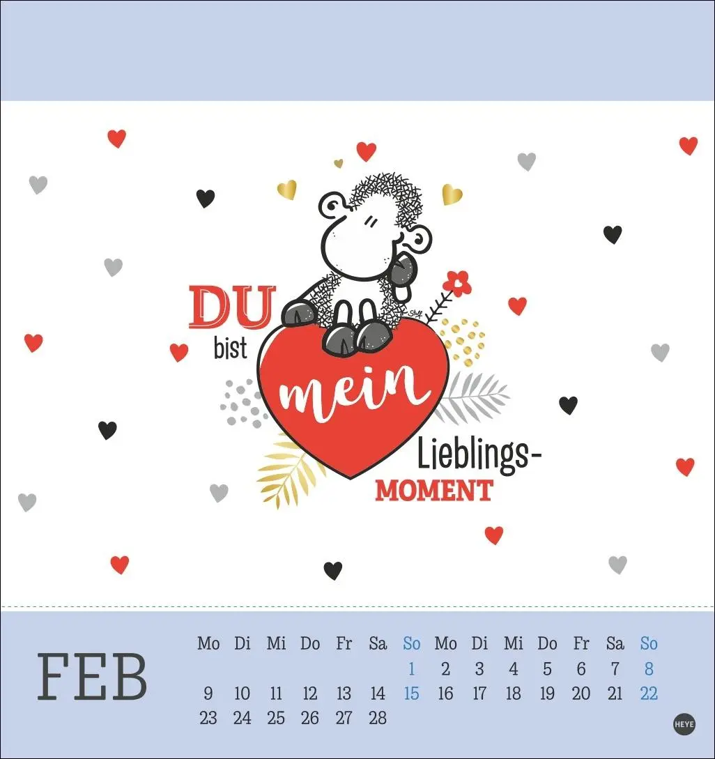 Bild: 9783756410262 | sheepworld Postkartenkalender 2026 | Heye | Kalender | Spiralbindung