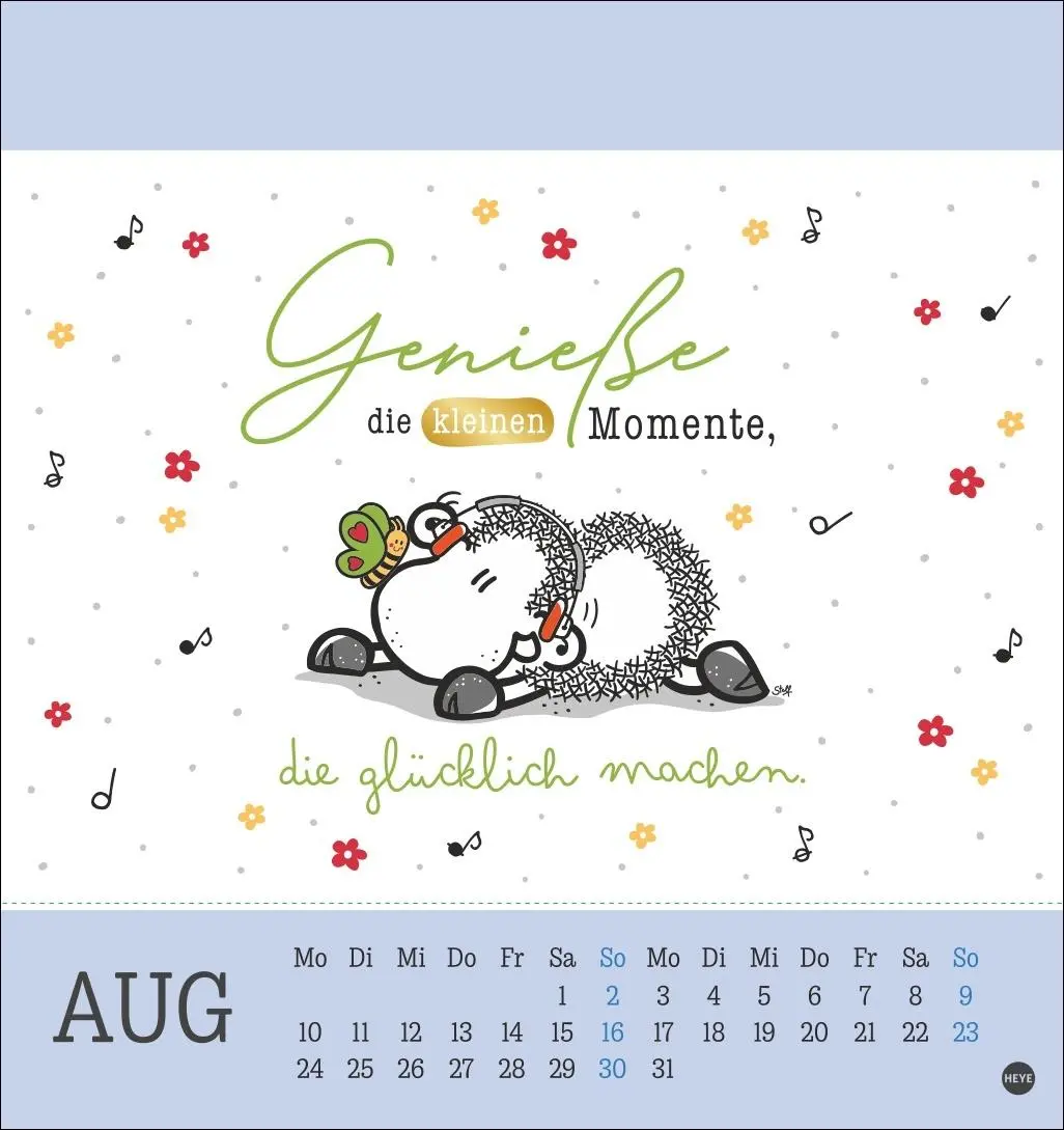 Bild: 9783756410262 | sheepworld Postkartenkalender 2026 | Heye | Kalender | Spiralbindung