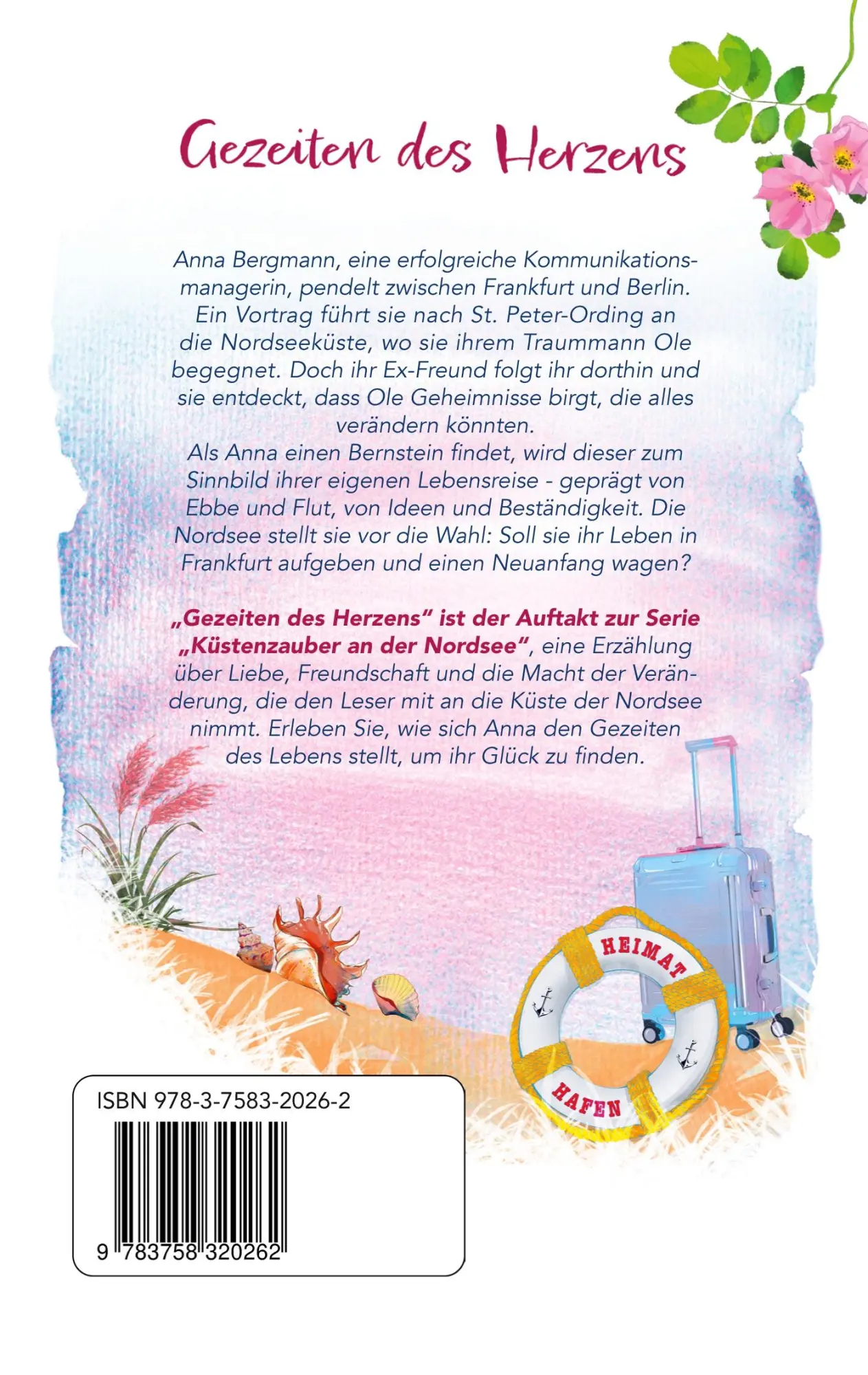 Rückseite: 9783758320262 | Gezeiten des Herzens | Andrea Klimke-Hübner | Taschenbuch | 308 S.