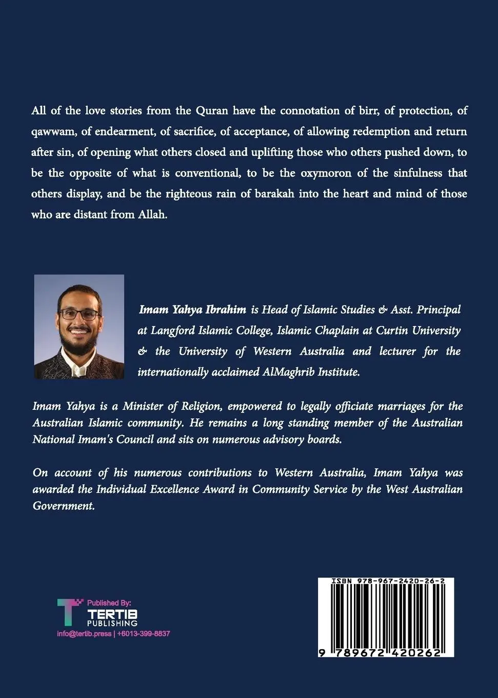 Rückseite: 9789672420262 | Love Stories from the Qur'an | Yahya Adel Ibrahim | Taschenbuch | 2020