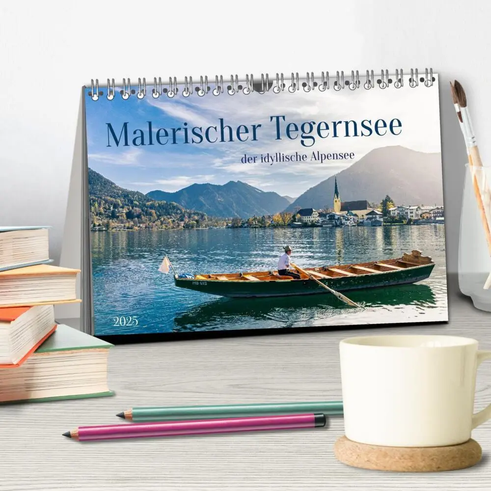 Bild: 9783383860362 | Malerischer Tegernsee (Tischkalender 2025 DIN A5 quer), CALVENDO...