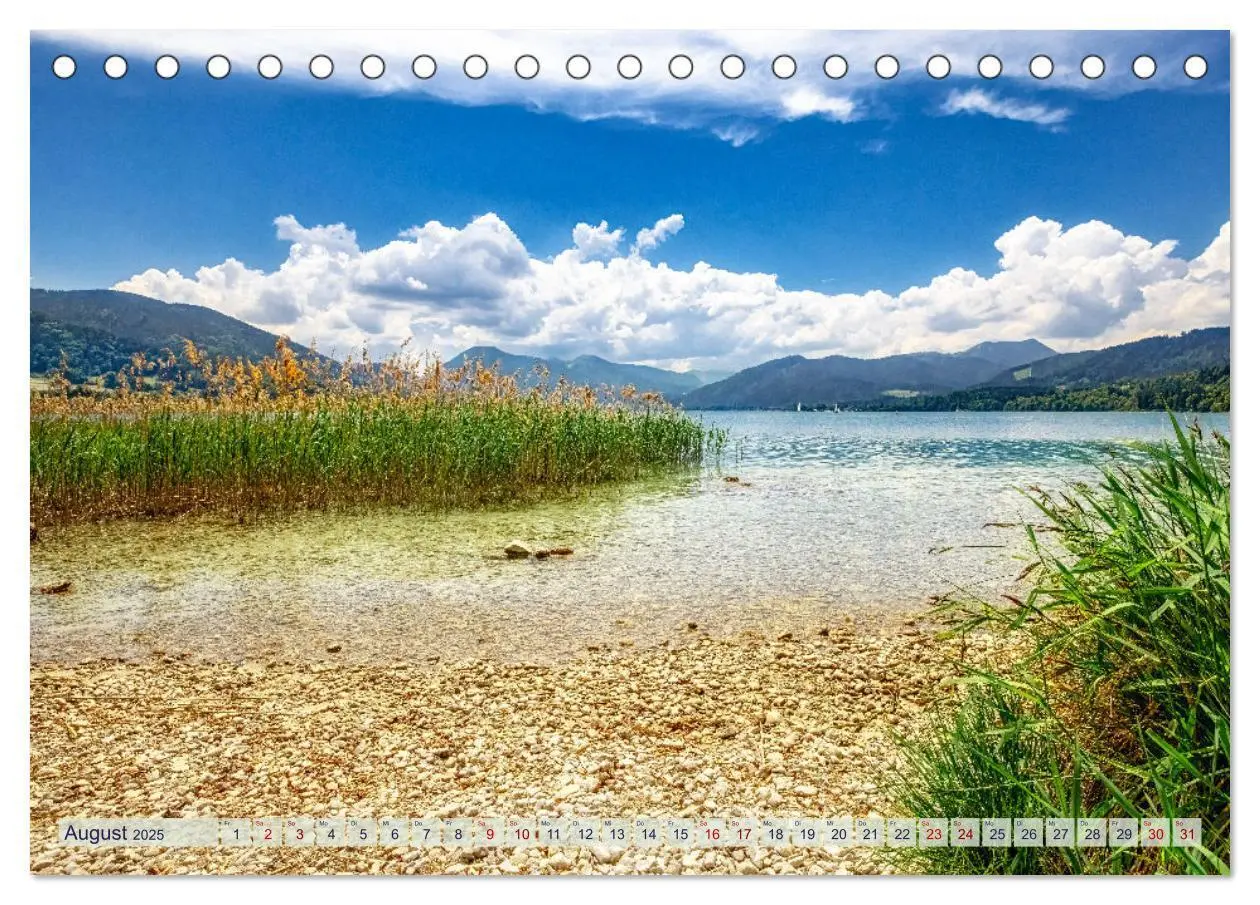 Bild: 9783383860362 | Malerischer Tegernsee (Tischkalender 2025 DIN A5 quer), CALVENDO...
