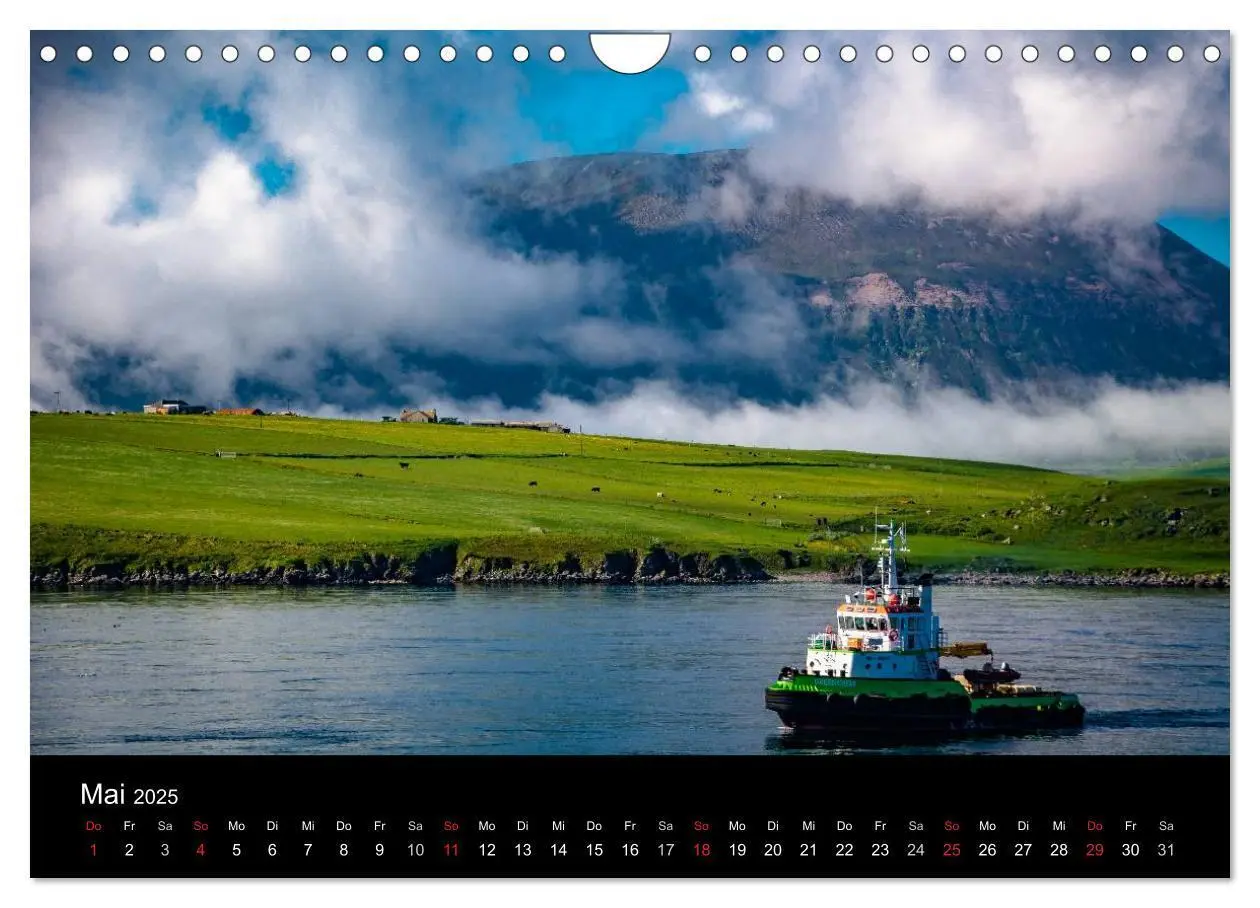 Bild: 9783435570362 | Schottlands Inseln (Wandkalender 2025 DIN A4 quer), CALVENDO...
