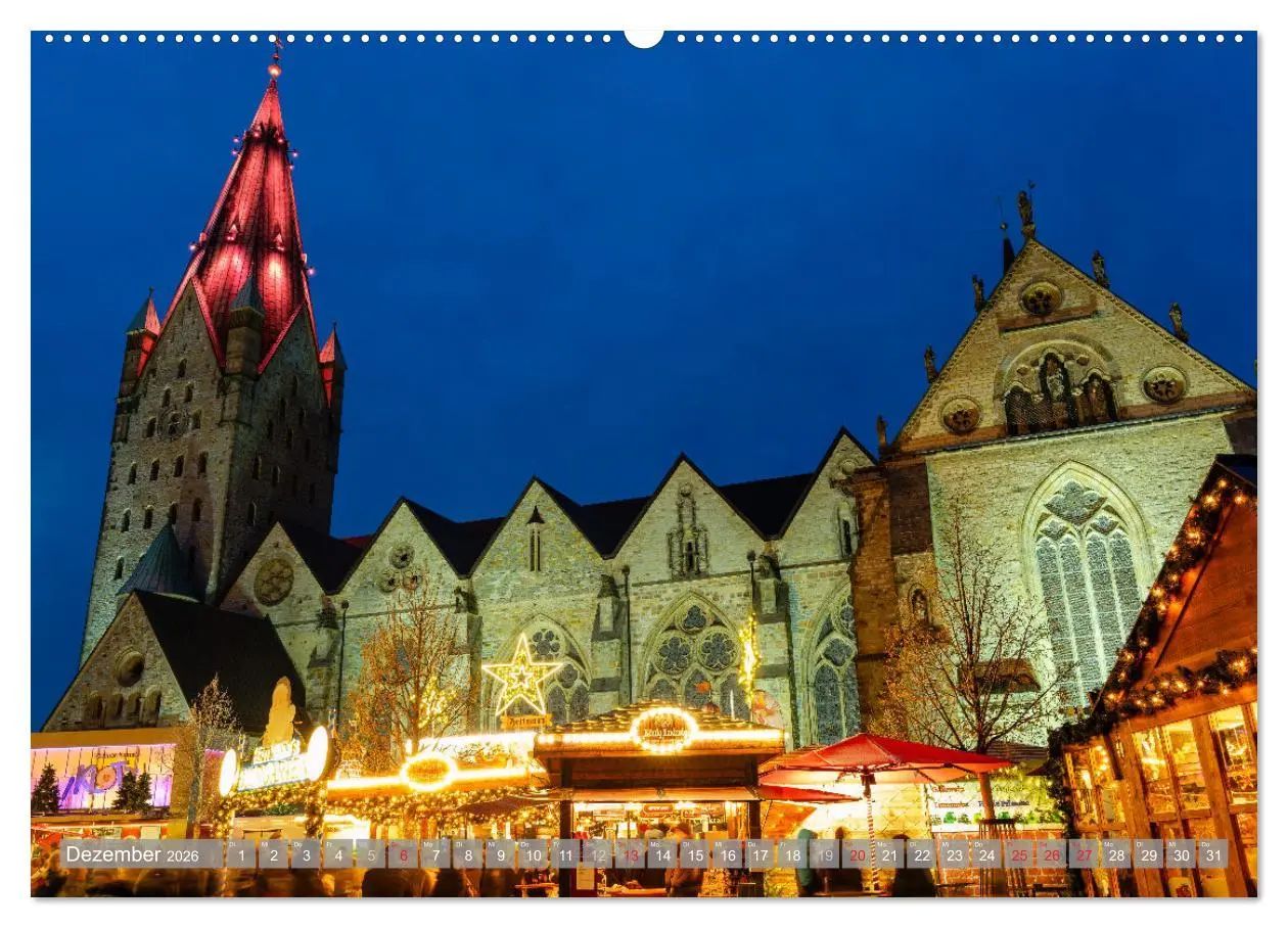 Bild: 9783457970362 | Ein Blick auf Paderborn (hochwertiger Premium Wandkalender 2026 DIN...