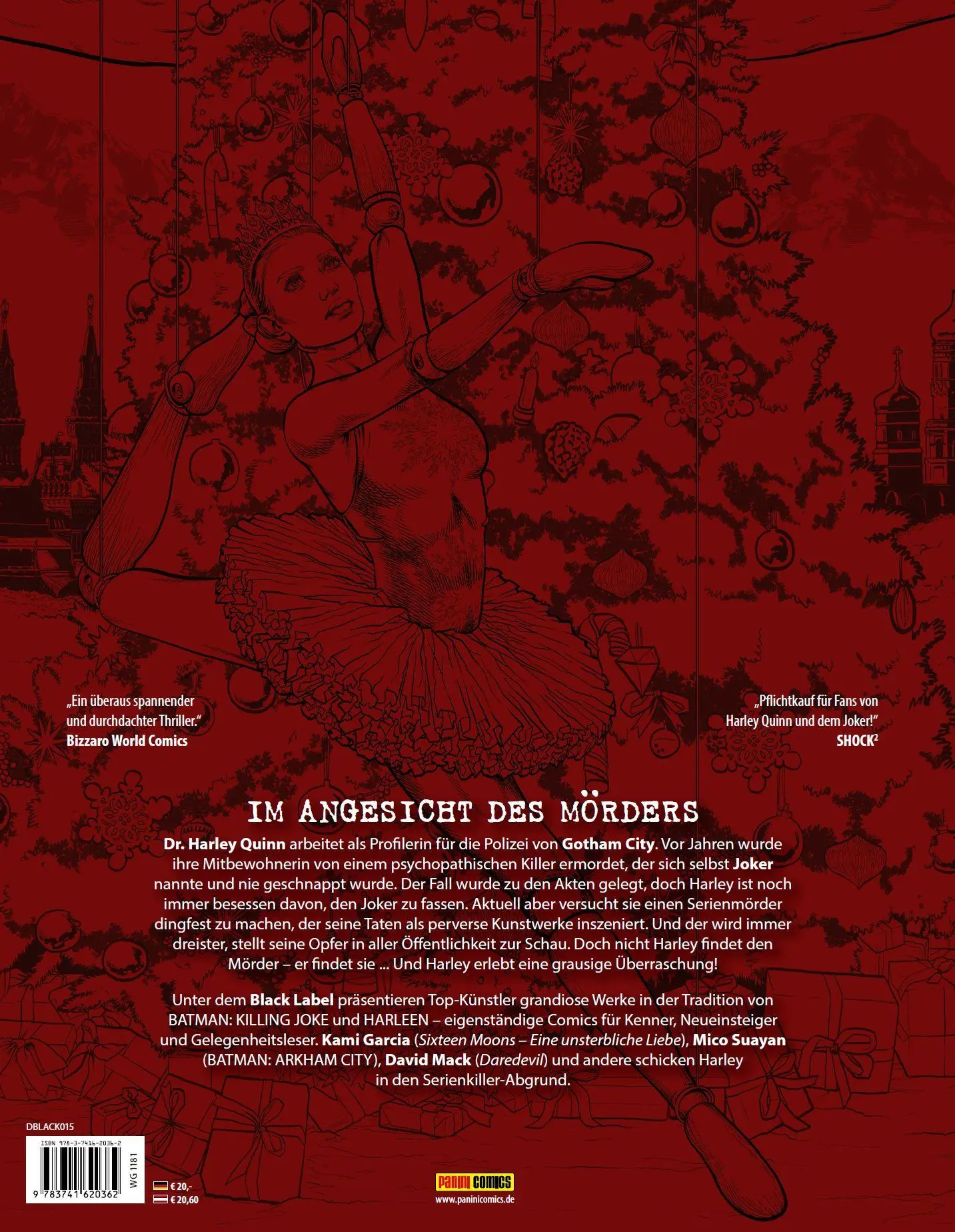 Rückseite: 9783741620362 | Joker/Harley: Psychogramm des Grauens | Bd. 2 (von 3) | Garcia (u. a.)