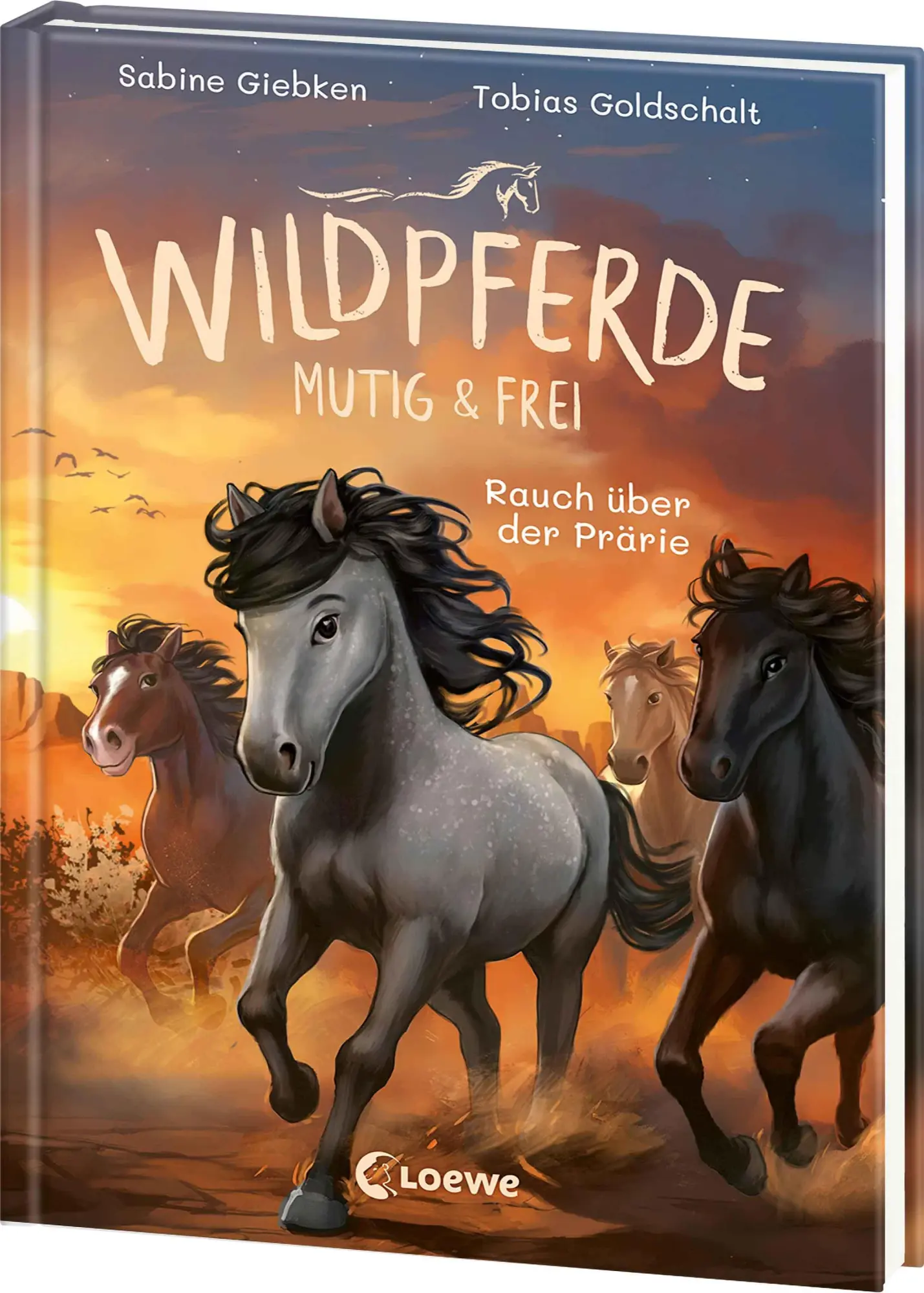 Cover: 9783743220362 | Wildpferde - mutig und frei (Band 5) - Rauch über der Prärie | Giebken