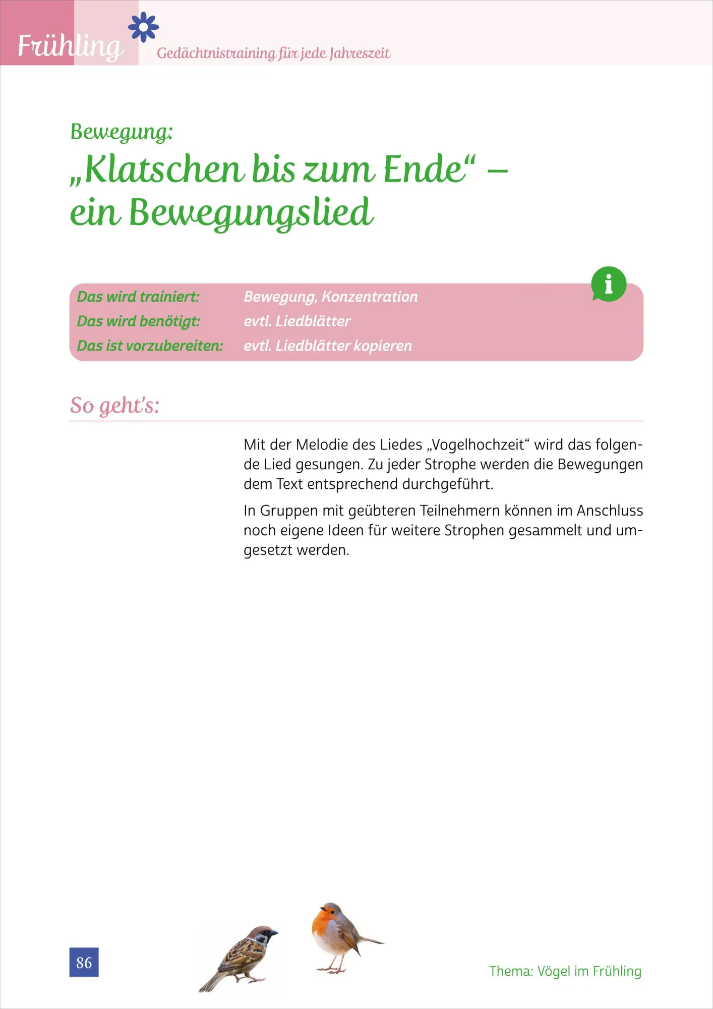 Bild: 9783944360362 | Gedächtnistraining für jede Jahreszeit - Frühling | Natali Mallek
