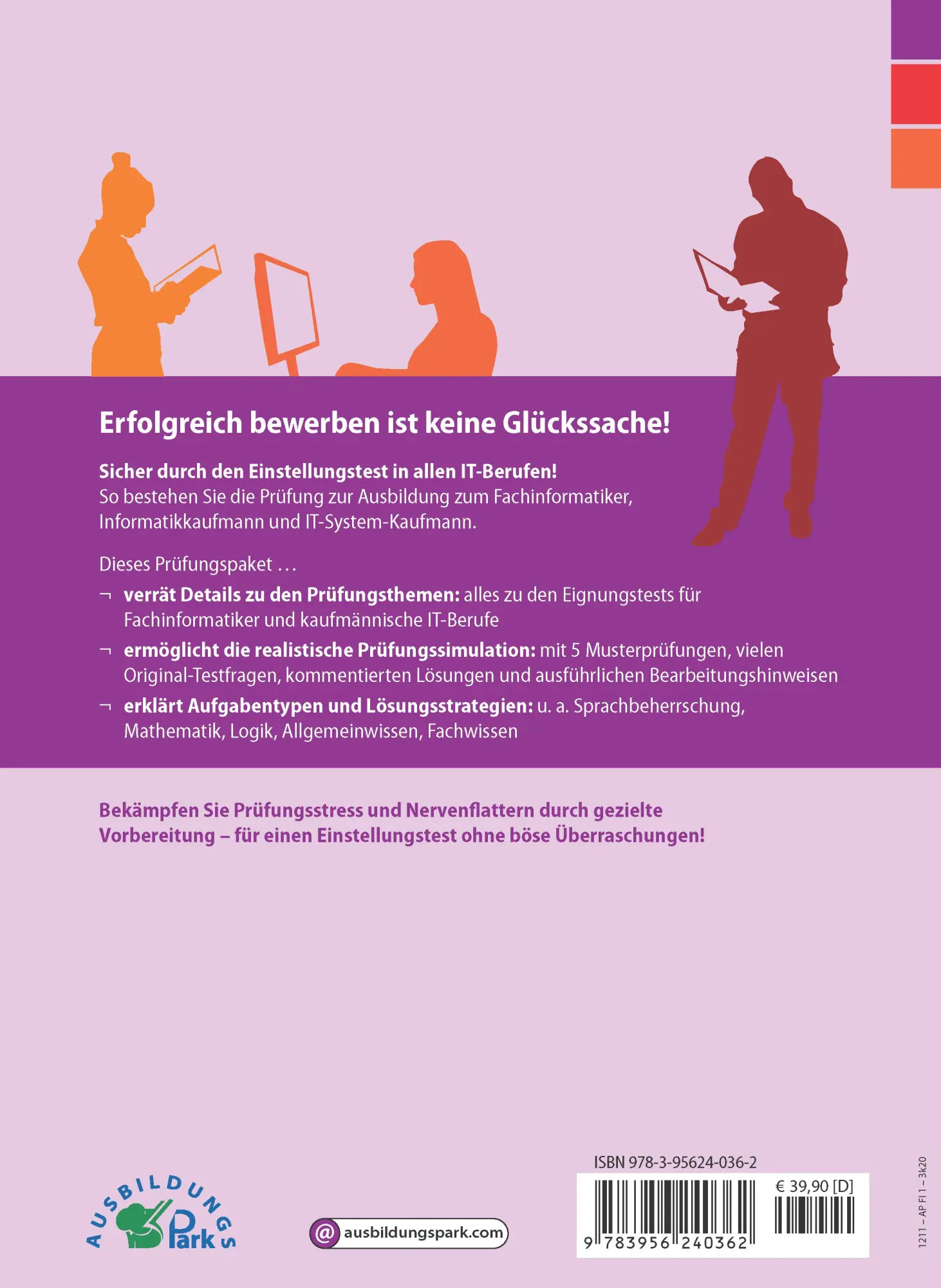 Rückseite: 9783956240362 | Der Eignungstest / Einstellungstest zur Ausbildung zum...