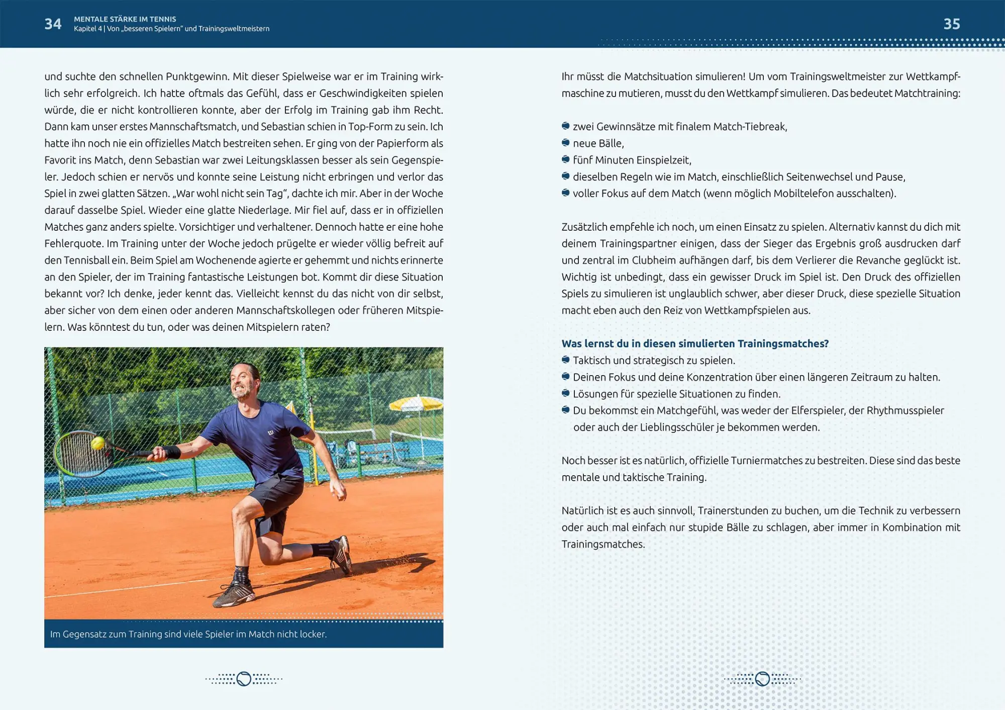Bild: 9783964160362 | Mentale Stärke im Tennis | Mit Köpfchen zum besseren Spiel | Heger
