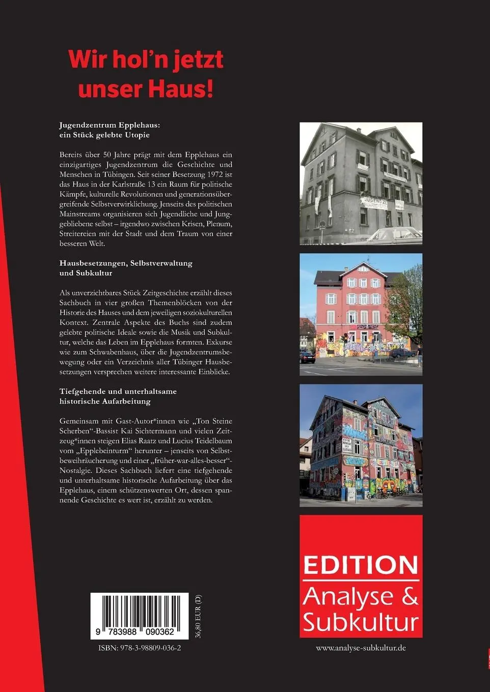 Rückseite: 9783988090362 | Wir hol'n jetzt unser Haus! | Elias Raatz (u. a.) | Taschenbuch | 2025