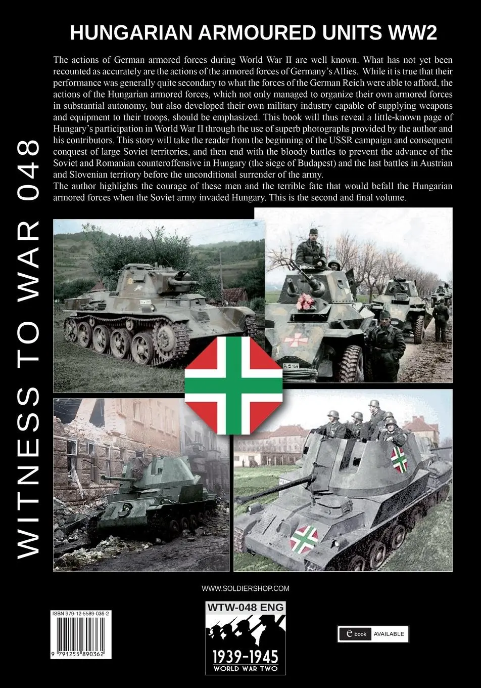 Rückseite: 9791255890362 | Hungarian armoured units during the Second World War - Vol. 2 | Buch