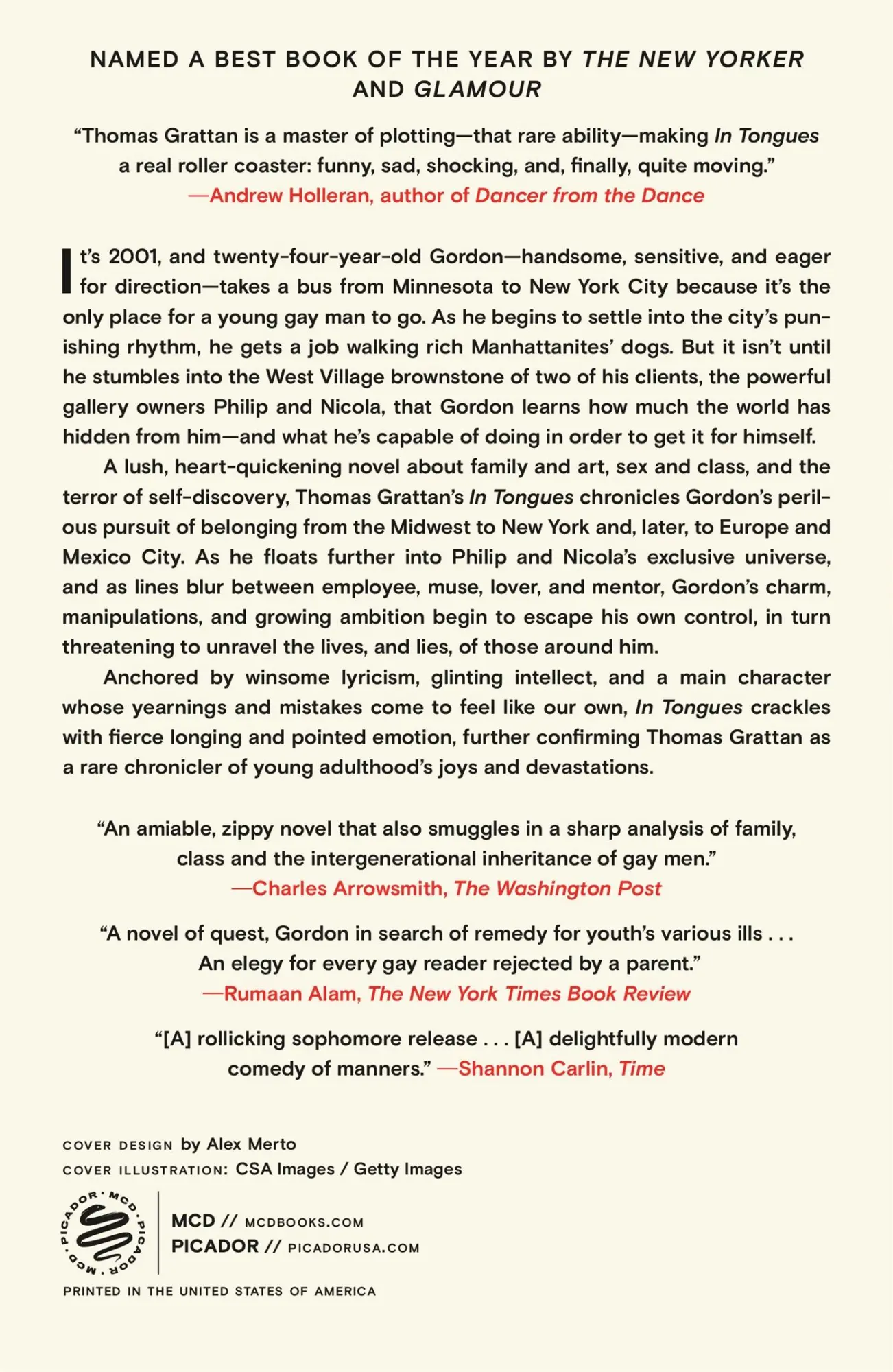 Rückseite: 9781250390462 | In Tongues | Thomas Grattan | Taschenbuch | Englisch | 2025 | Picador