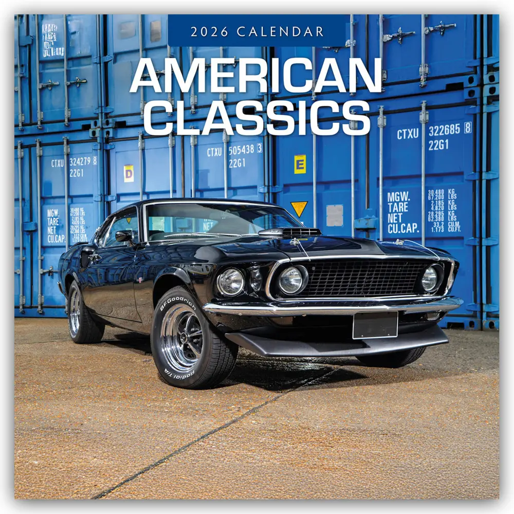 Cover: 9781837010462 | American Classic Cars - Klassische Amerikanische Autos 2026 -...