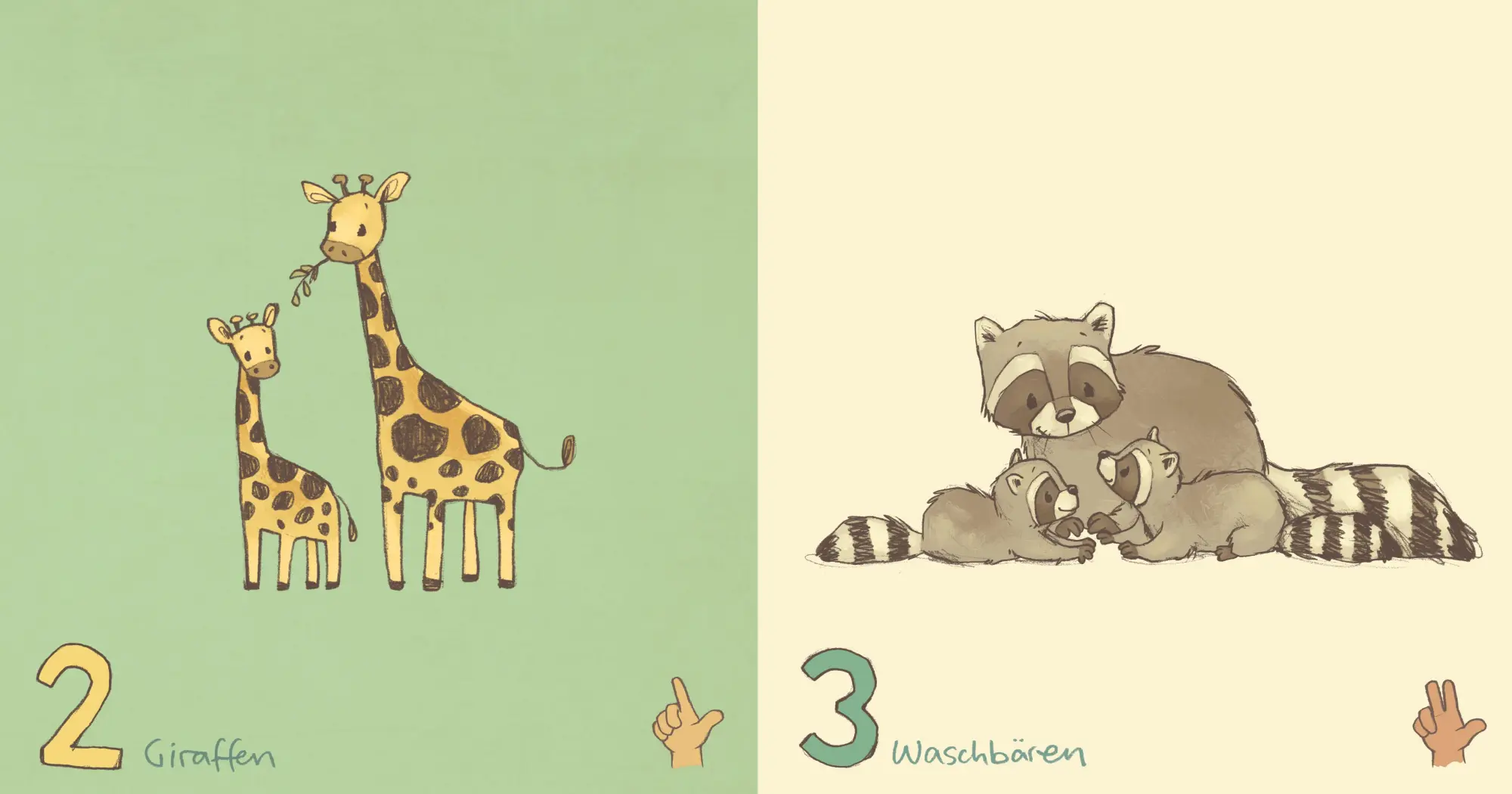 Bild: 9783219120462 | Die kleine Mini-Bibliothek der Zahlen - Ein Pappbilderbuch zum...