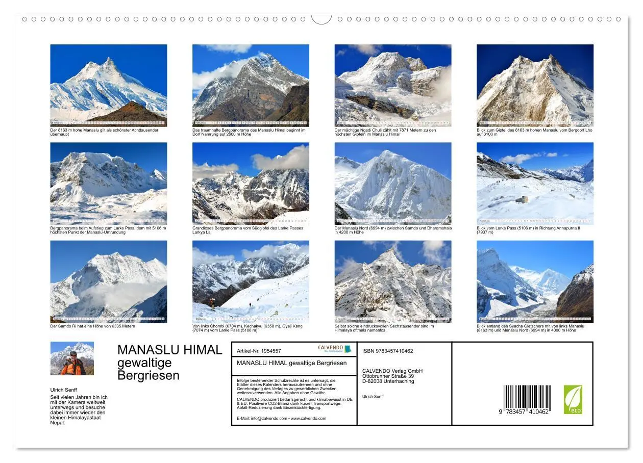Bild: 9783457410462 | MANASLU HIMAL gewaltige Bergriesen (hochwertiger Premium...