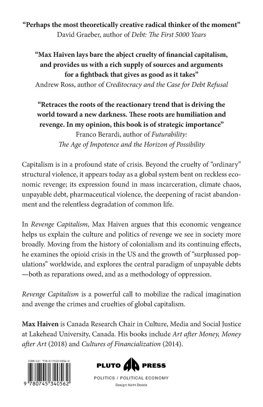 Rückseite: 9780745340562 | Revenge Capitalism | Max Haiven | Taschenbuch | Englisch | 2020