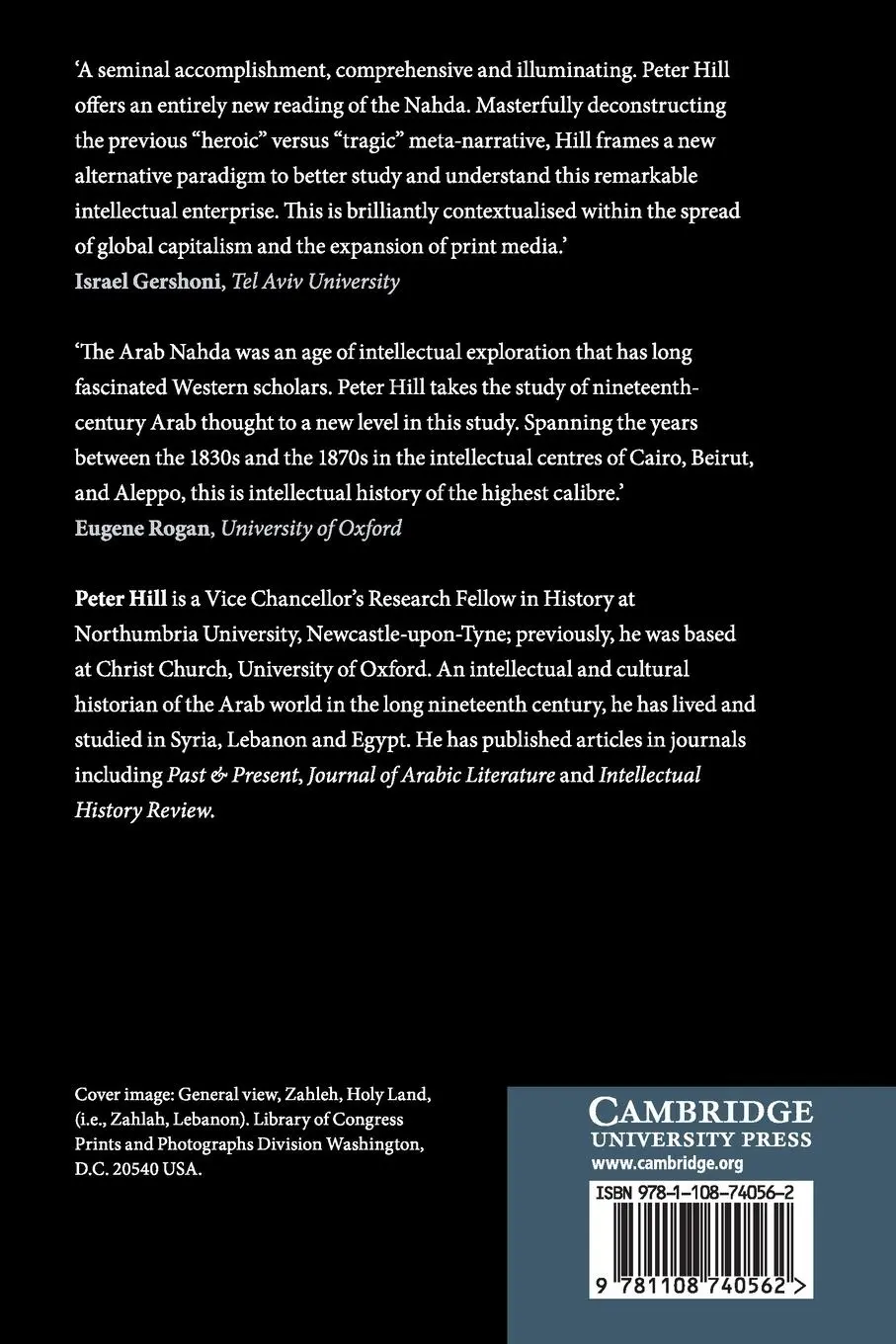 Rückseite: 9781108740562 | Utopia and Civilisation in the Arab Nahda | Peter Hill | Taschenbuch