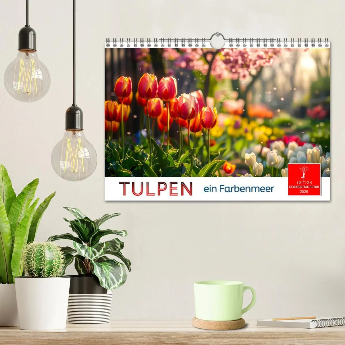 Bild: 9783457330562 | Tulpen - ein Farbenmeer (Wandkalender 2026 DIN A4 quer), CALVENDO...