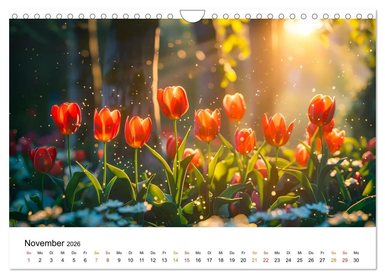 Bild: 9783457330562 | Tulpen - ein Farbenmeer (Wandkalender 2026 DIN A4 quer), CALVENDO...