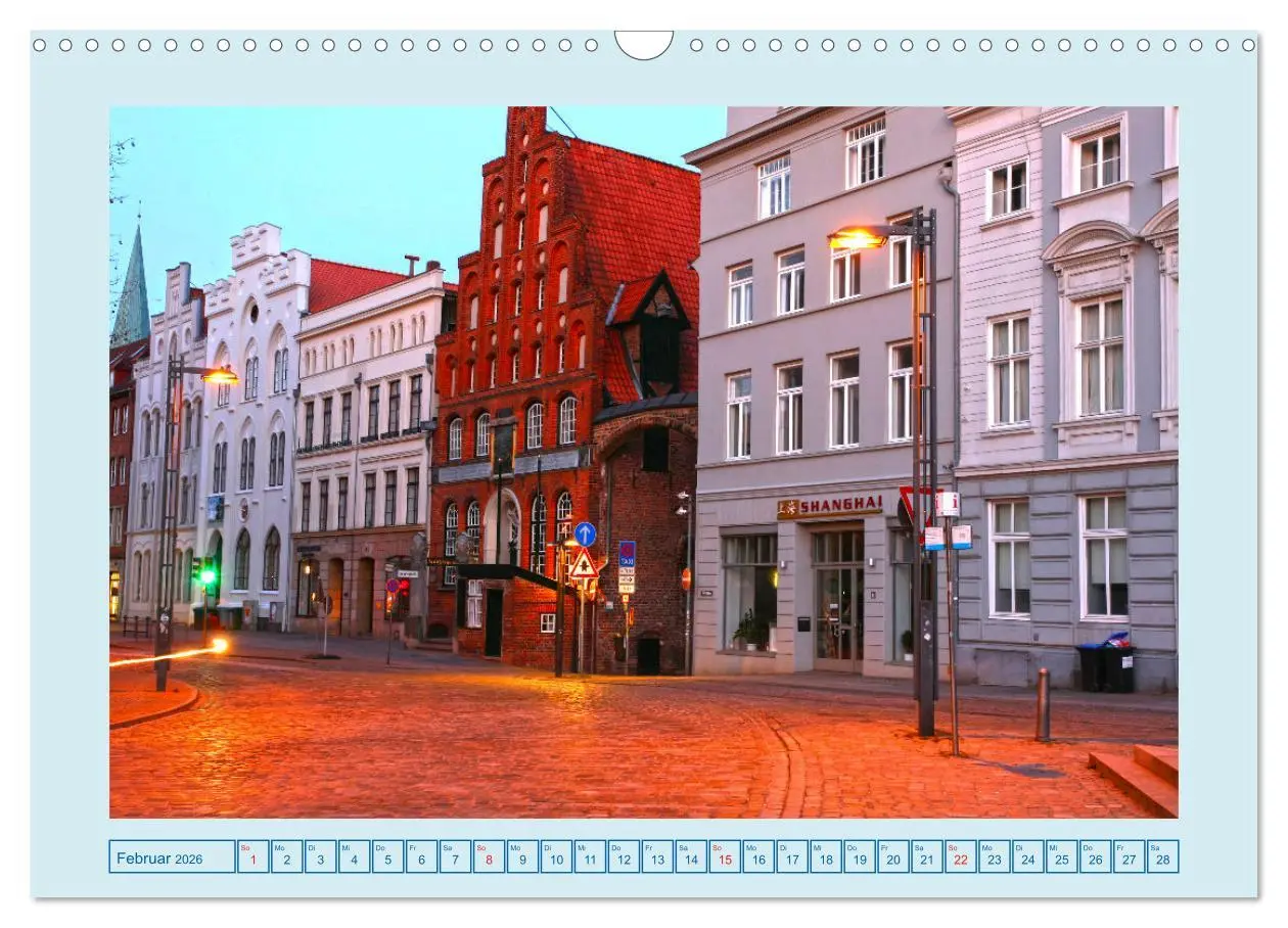 Bild: 9783457640562 | Lübeck Backsteingotik an der Trave (Wandkalender 2026 DIN A3 quer),...