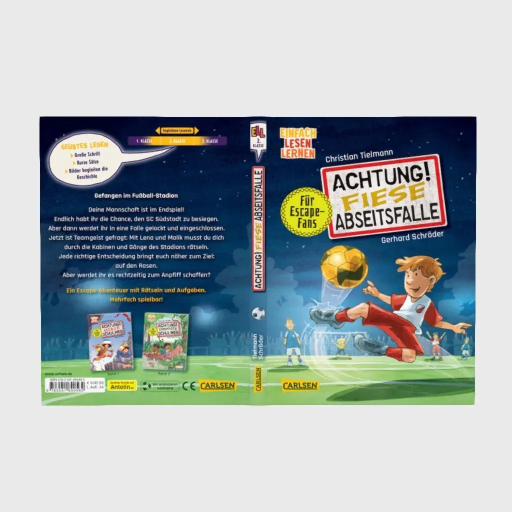 Bild: 9783551690562 | Achtung!: Fiese Abseitsfalle | Einfach Lesen Lernen | Tielmann | Buch