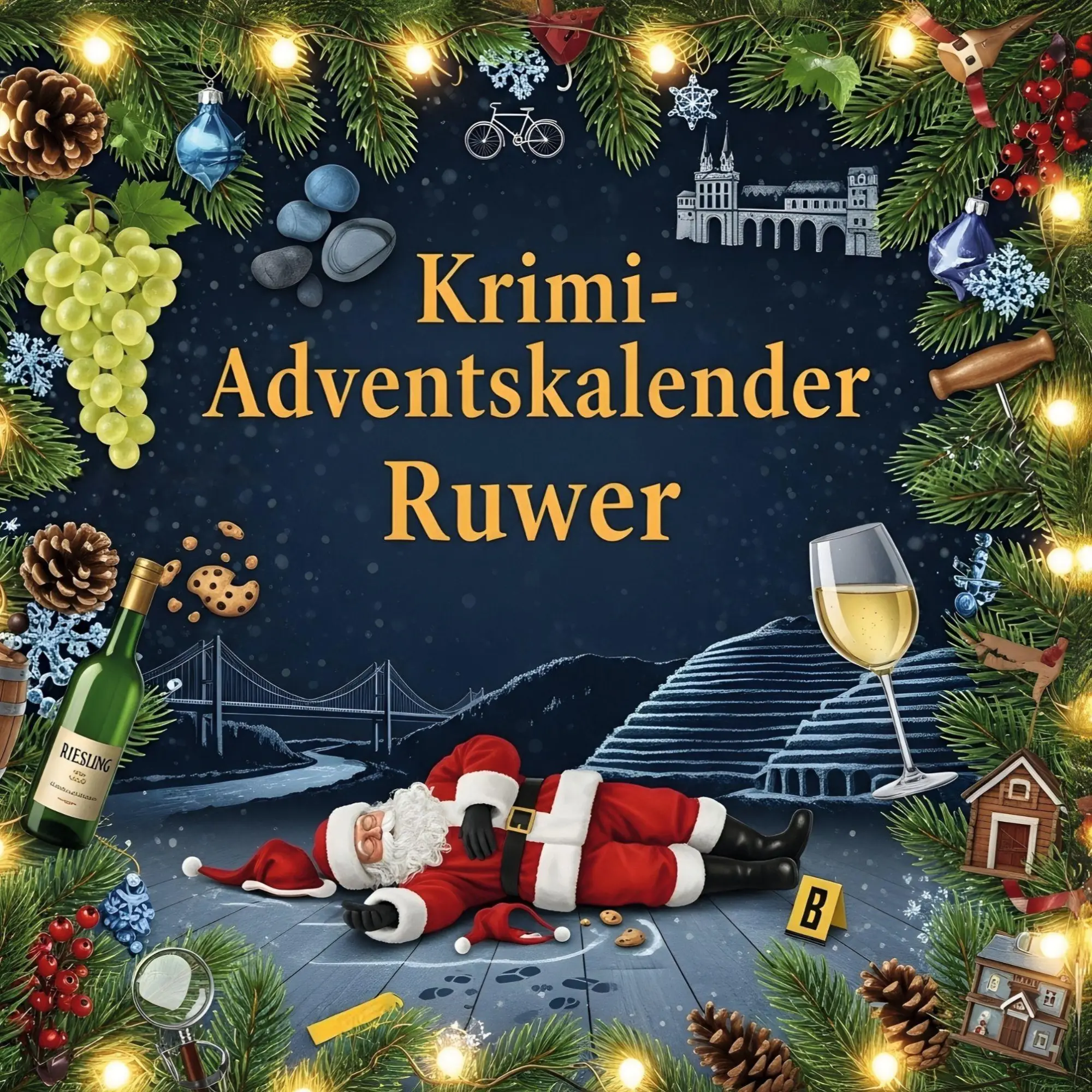 Cover: 9783695310562 | Der Krimi-Adventskalender Ruwer | Mordsverdächtig in 24 Akten | Wagner