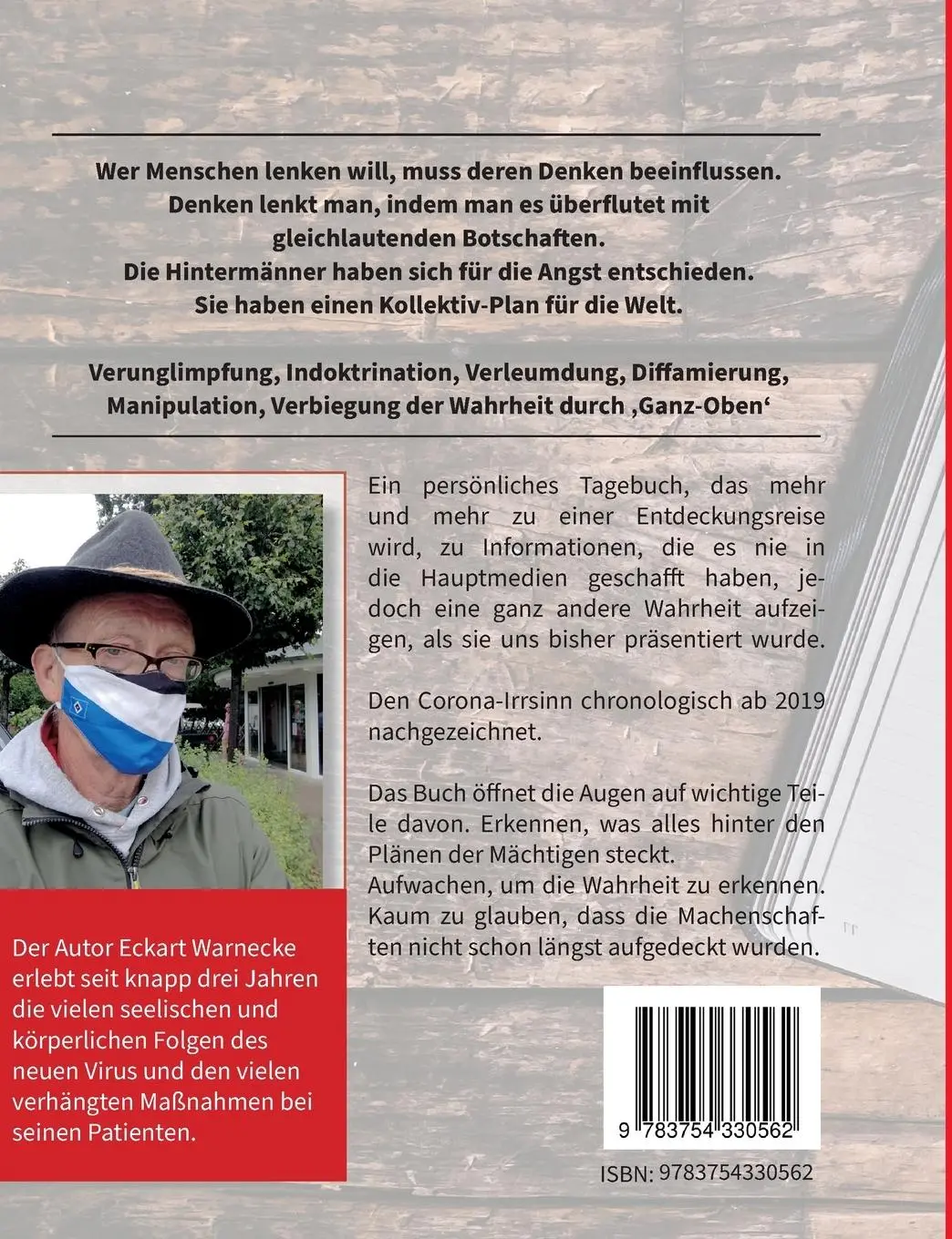 Rückseite: 9783754330562 | Corona Tagebuch (Bd. 1) | Wie die Welt ab 2019 verändert wurde | Buch