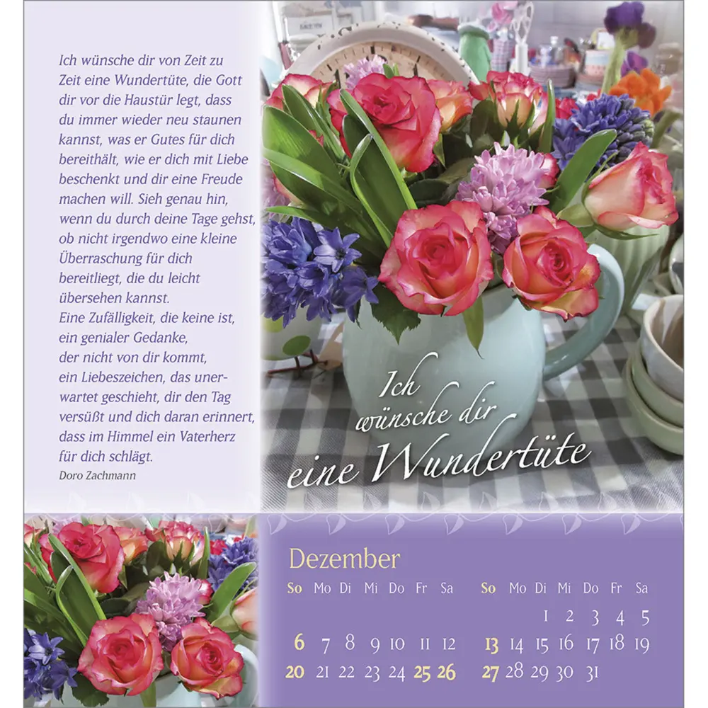 Bild: 9783754880562 | Rosenduft mit besten Wünschen 2026 | Doro Zachmann | Kalender | 13 S.