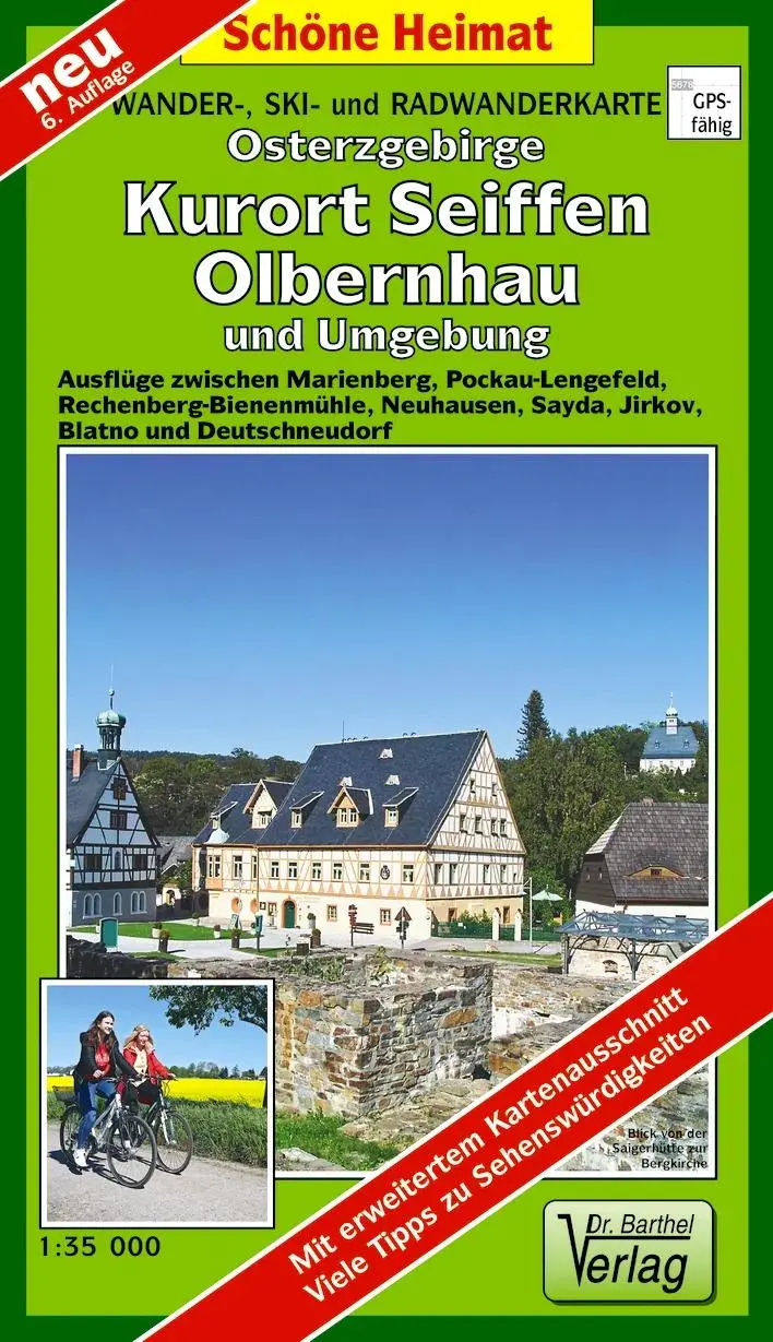 Cover: 9783895910562 | Wander- Ski- und Radwanderkarte Osterzgebirge, Kurort Seiffen,...