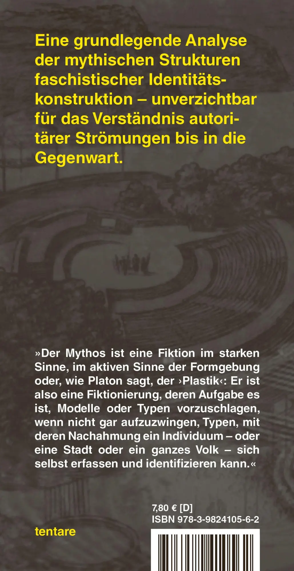 Rückseite: 9783982410562 | Der Nazi-Mythos | Philippe Lacoue-Labarthe (u. a.) | Taschenbuch