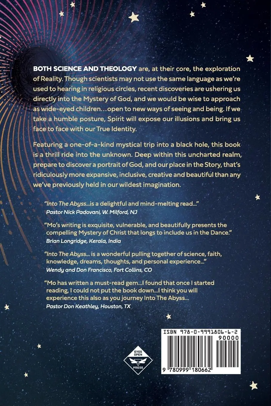 Rückseite: 9780999180662 | Into the Abyss | Mo Thomas | Taschenbuch | Englisch | 2020