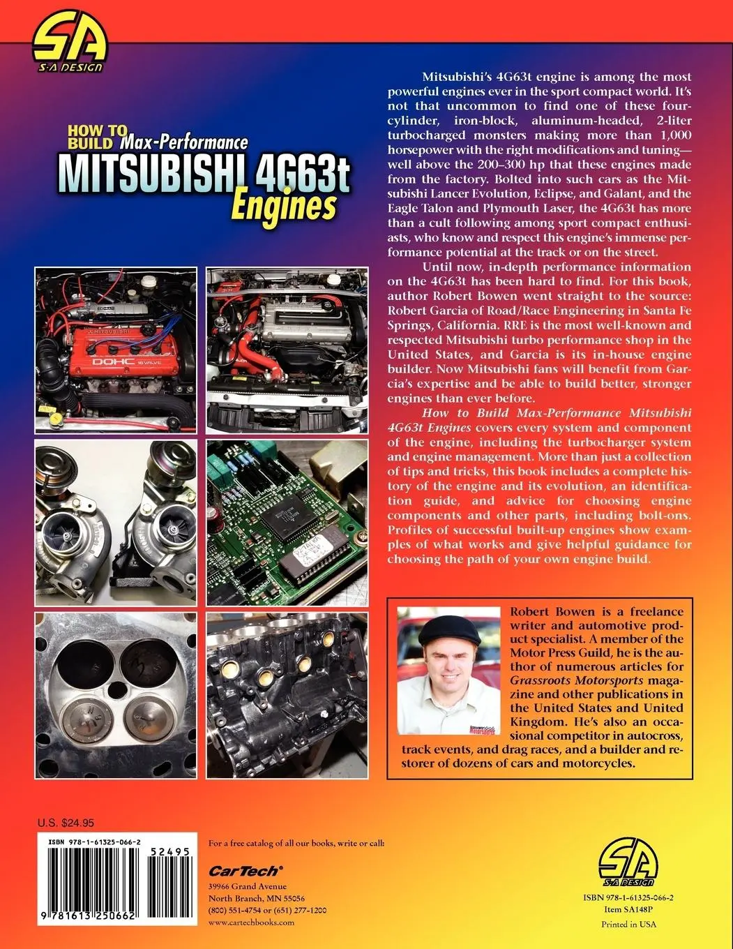 Rückseite: 9781613250662 | How to Build Max-Performance Mitsubishi 4g63t Engines | Bowen (u. a.)