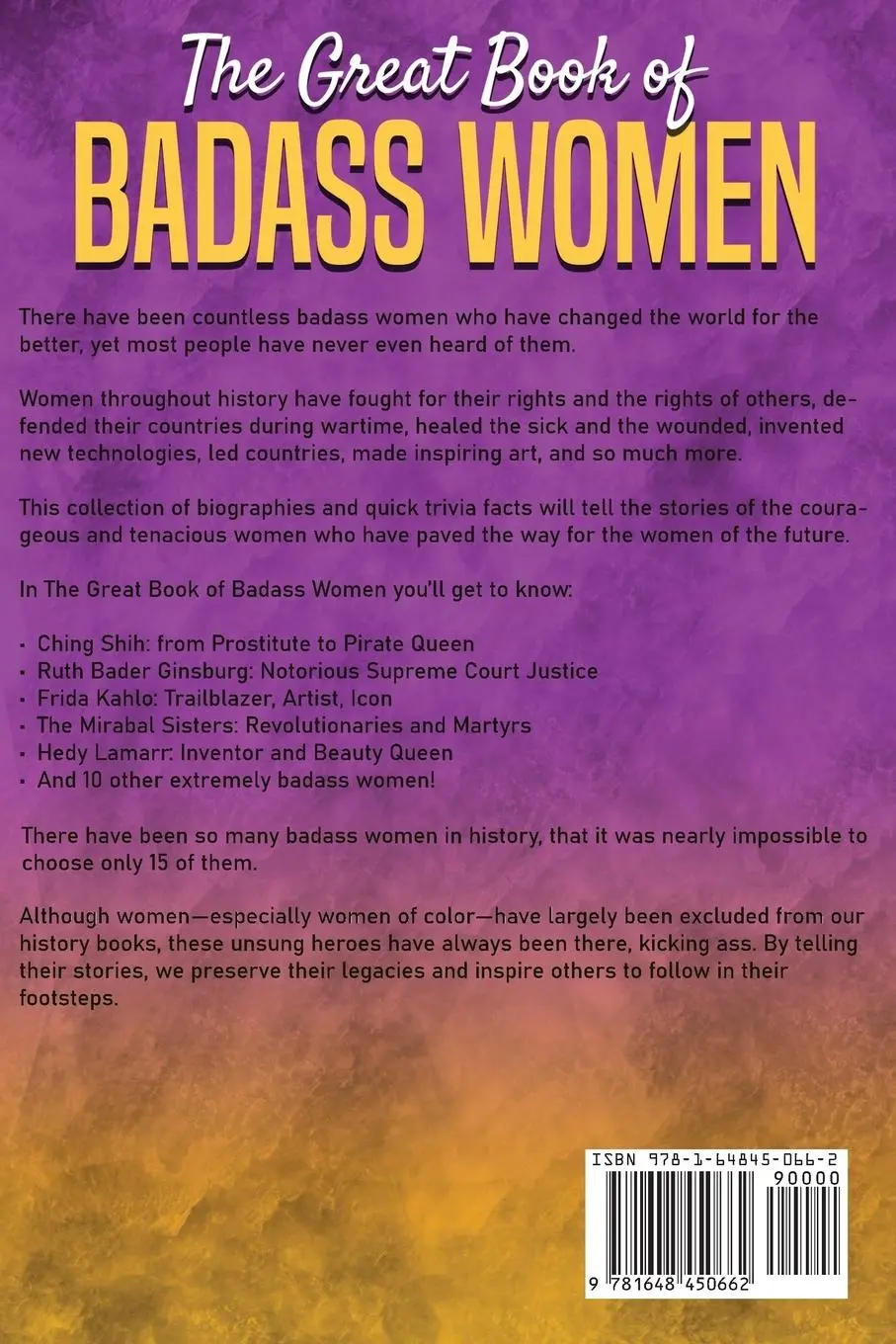 Rückseite: 9781648450662 | The Great Book of Badass Women | Rachel Walsh | Taschenbuch | Englisch