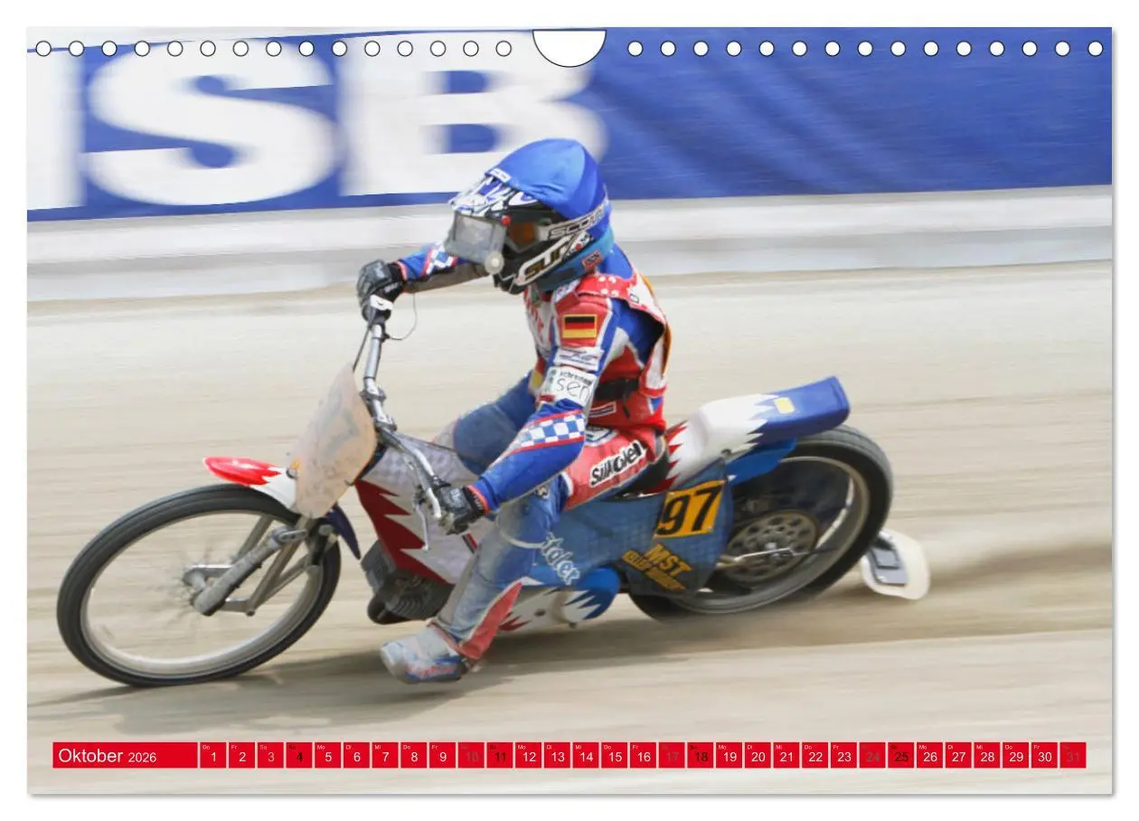 Bild: 9783457700662 | Speedway Sandbahn (Wandkalender 2026 DIN A4 quer), CALVENDO...