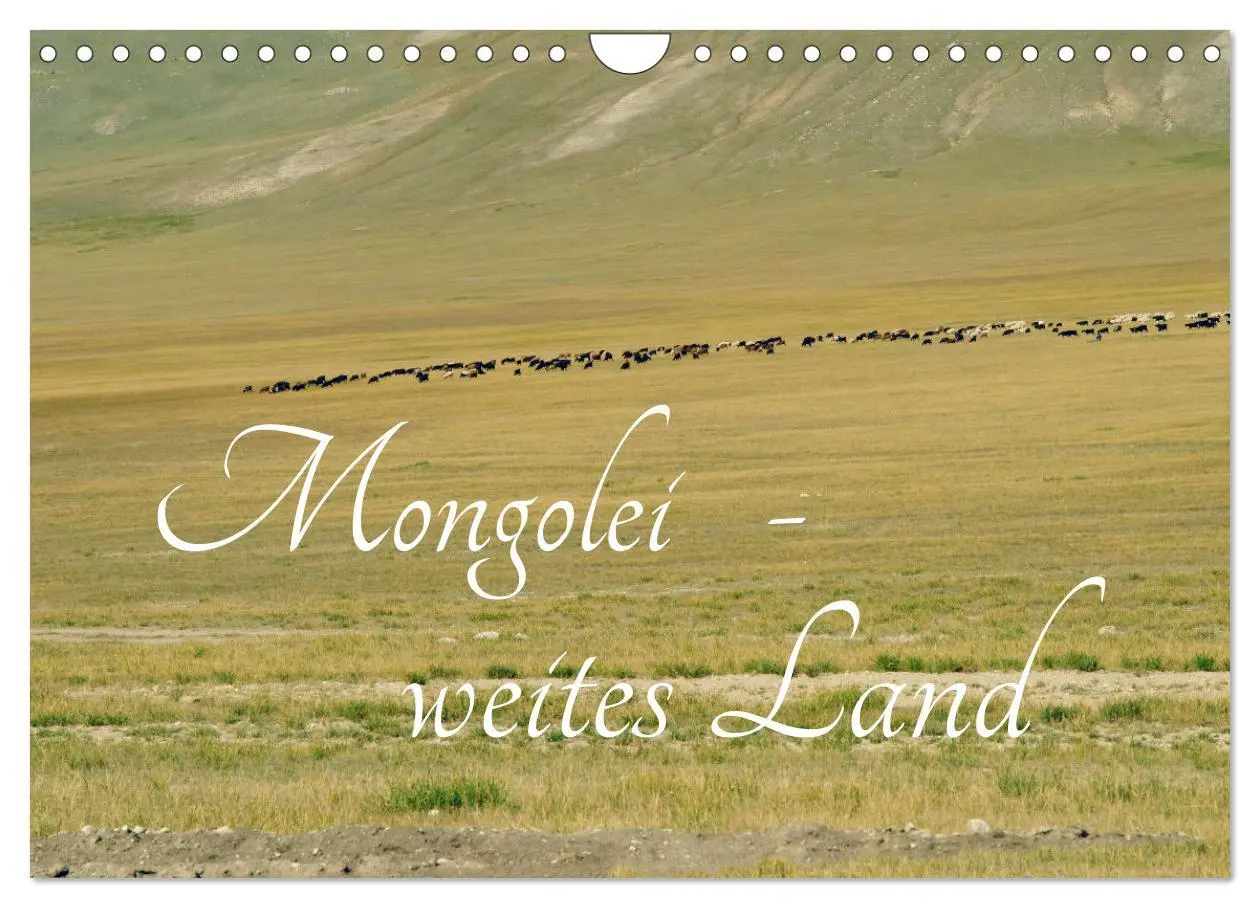 Cover: 9783516030662 | Mongolei - weites Land (Wandkalender 2026 DIN A4 quer), CALVENDO...