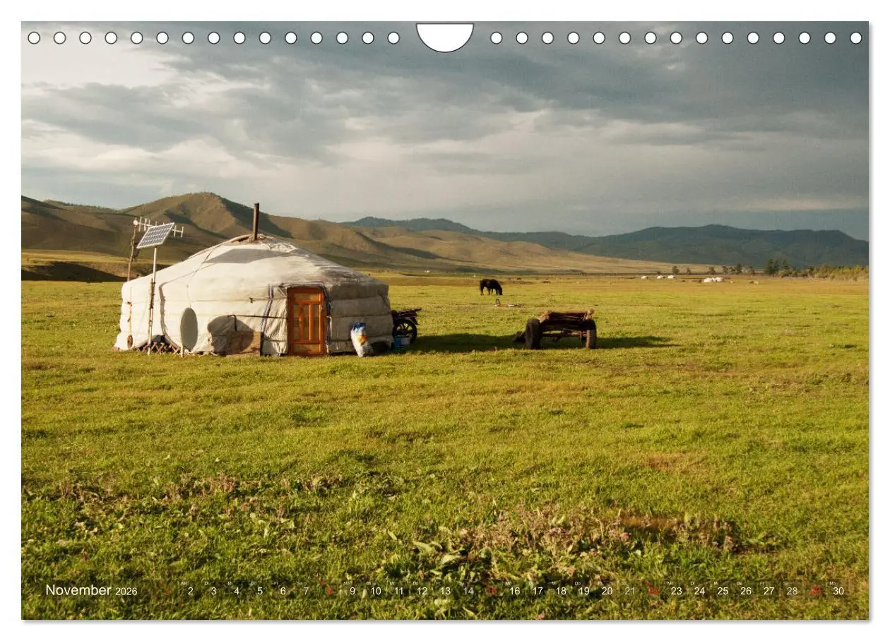 Bild: 9783516030662 | Mongolei - weites Land (Wandkalender 2026 DIN A4 quer), CALVENDO...