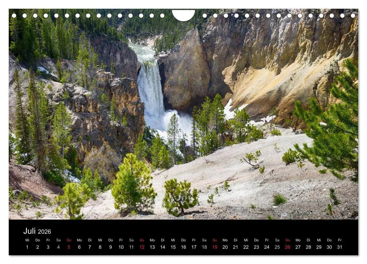 Bild: 9783516100662 | Traumziele in den USA. Der Yellowstone National Park (Wandkalender...