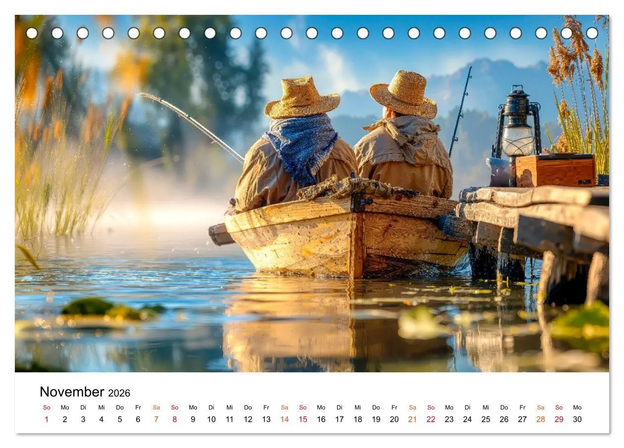 Bild: 9783516650662 | Angeln mit Herz und Haken (Tischkalender 2026 DIN A5 quer),...