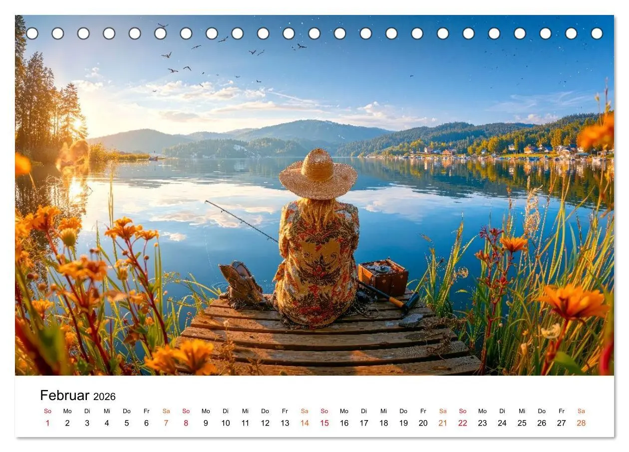 Bild: 9783516650662 | Angeln mit Herz und Haken (Tischkalender 2026 DIN A5 quer),...