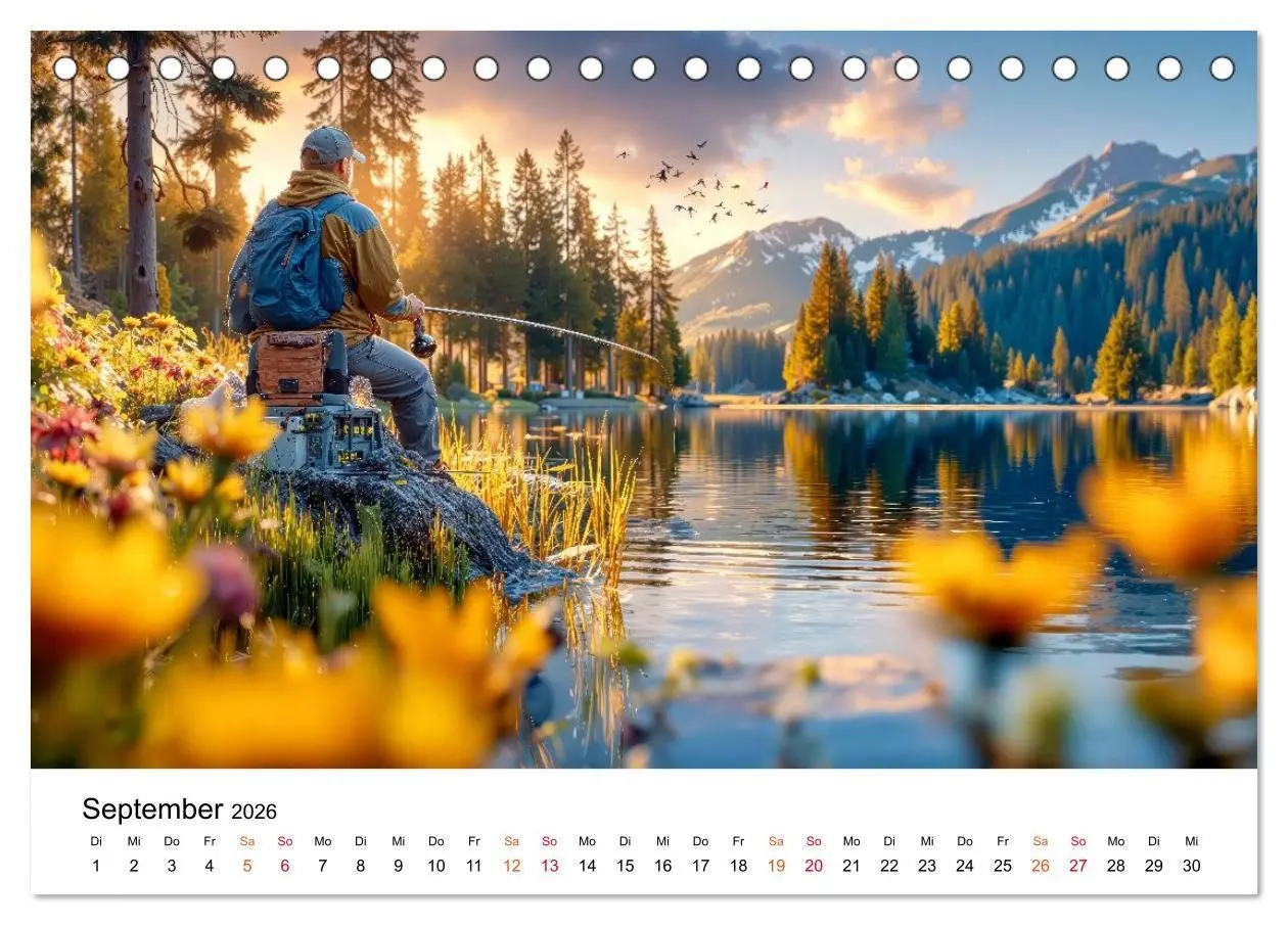 Bild: 9783516650662 | Angeln mit Herz und Haken (Tischkalender 2026 DIN A5 quer),...