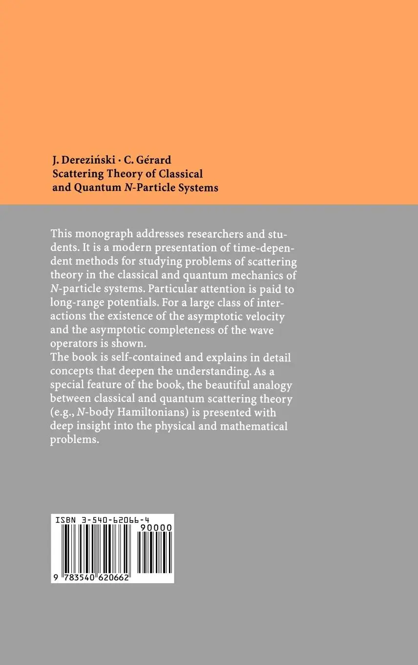 Rückseite: 9783540620662 | Scattering Theory of Classical and Quantum N-Particle Systems | Buch